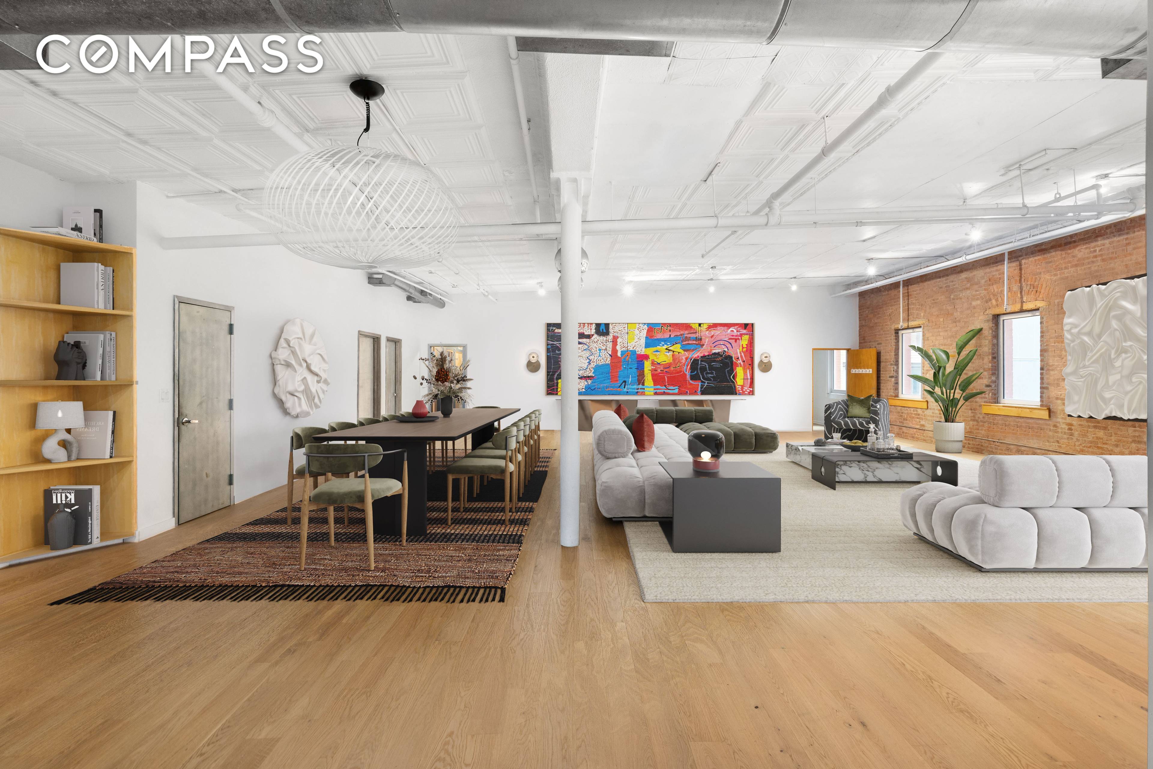 Step into true luxury loft living at Unit 5, 253 W 28th St a full floor, 5, 500 square foot masterpiece in the heart of Chelsea s coveted Fashion District.