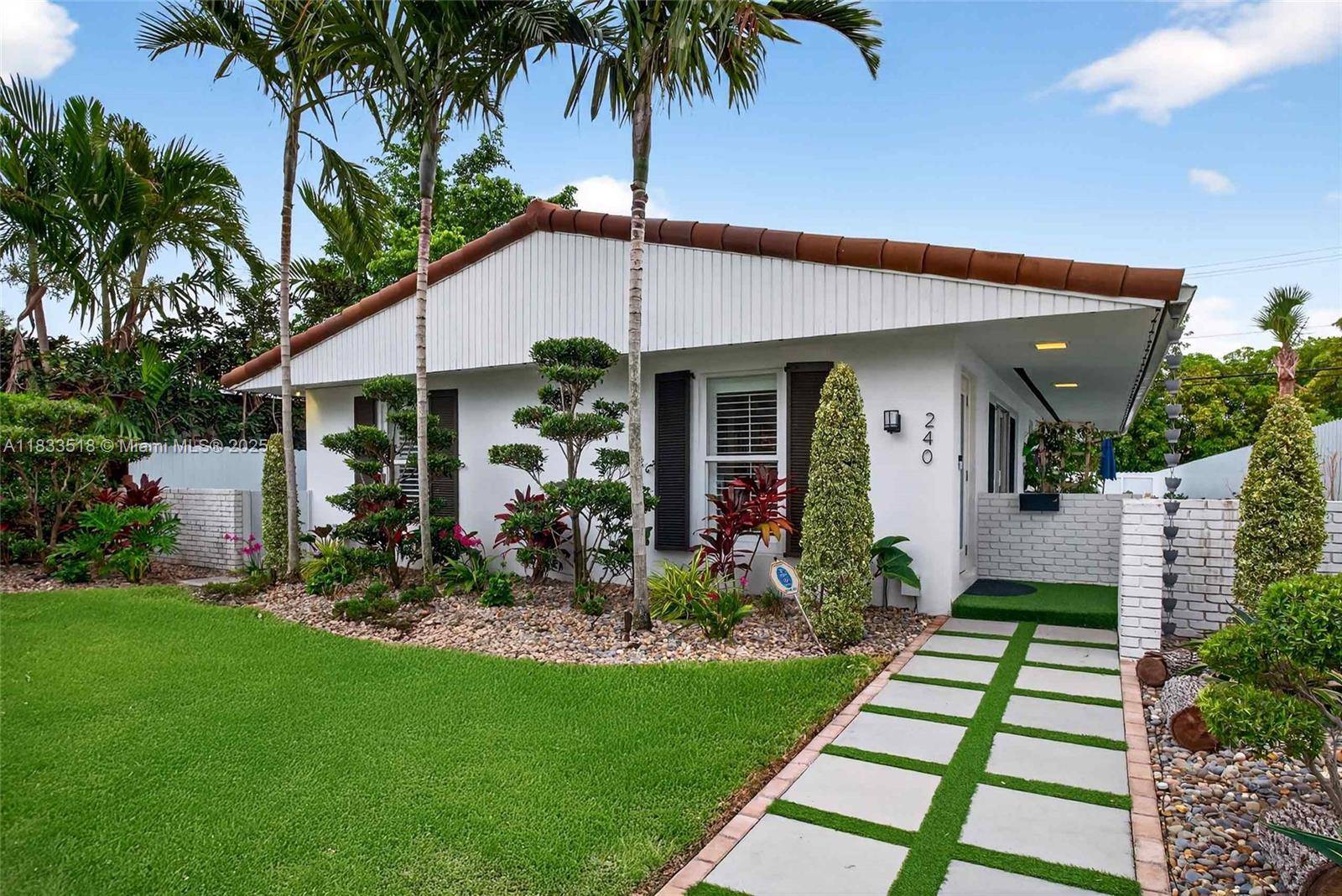 3 BEDROOMS AND 2 FULL BATHS IN CENTRAL MIAMI SHORES.
