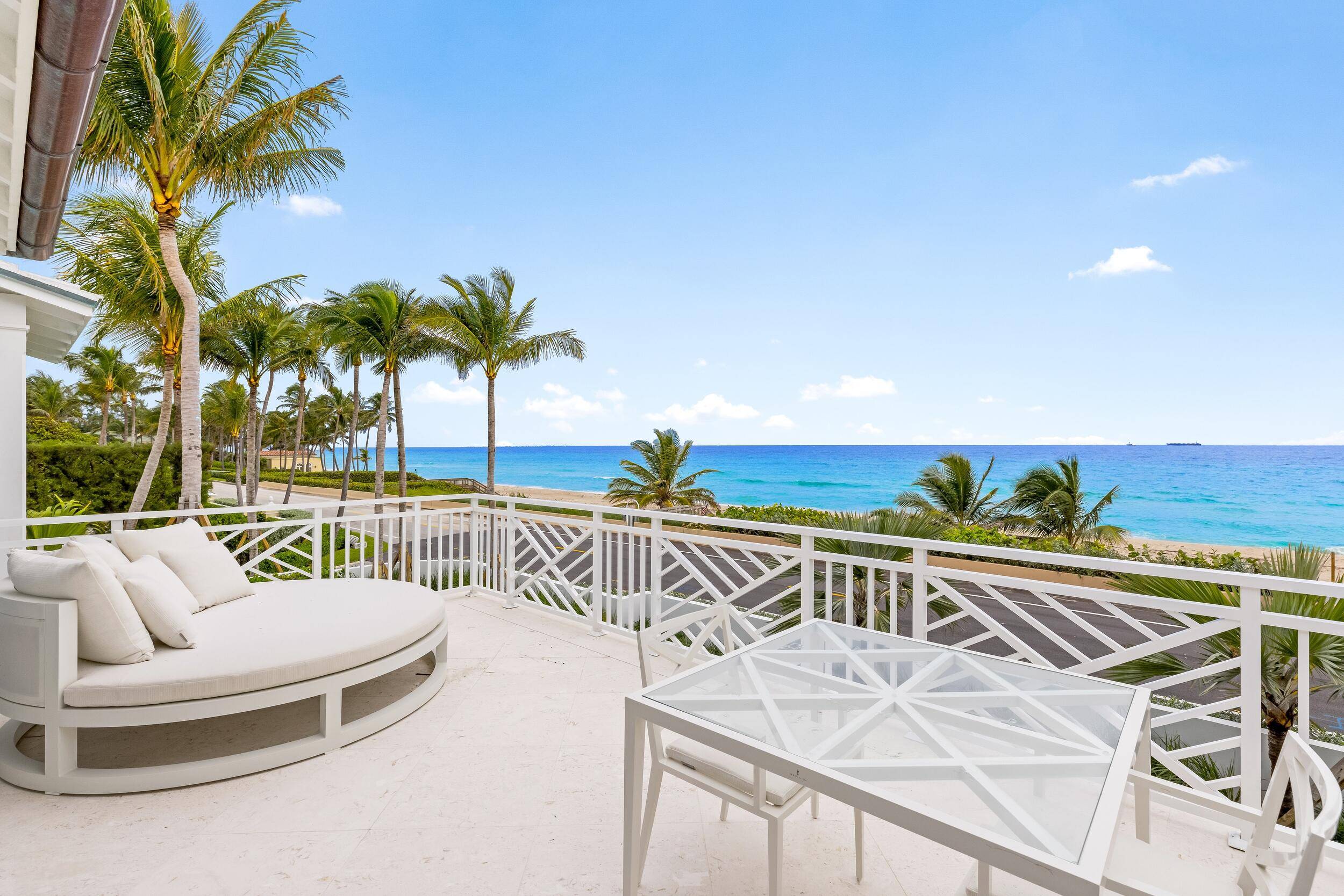 Spectacular New Construction Oceanfront estate prominently positioned on Billionaires Row with sweeping ocean views.