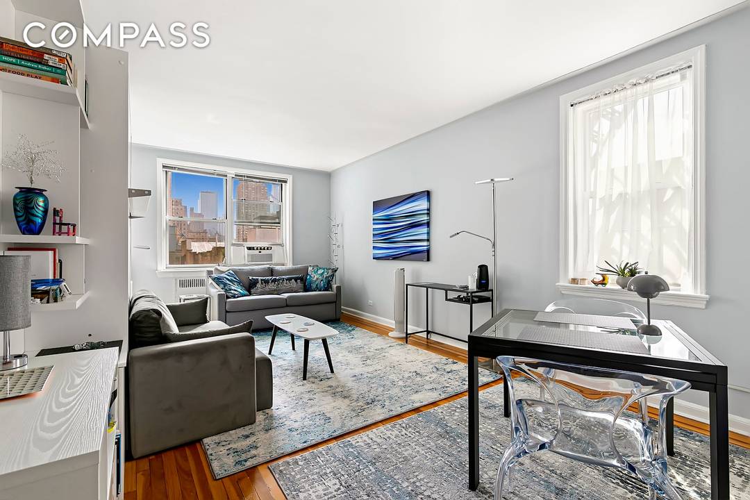 A Calm Retreat at the Center of It All Tucked away on a quiet, tree lined block just west of Eighth Avenue, Apartment 6K at 310 West 55th Street offers ...