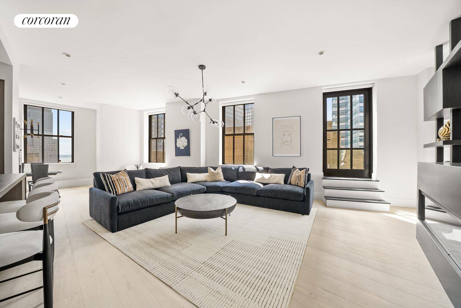 Introducing Residence 16A at One Hundred Barclay a stunning, newly renovated 4 bedroom, 4.
