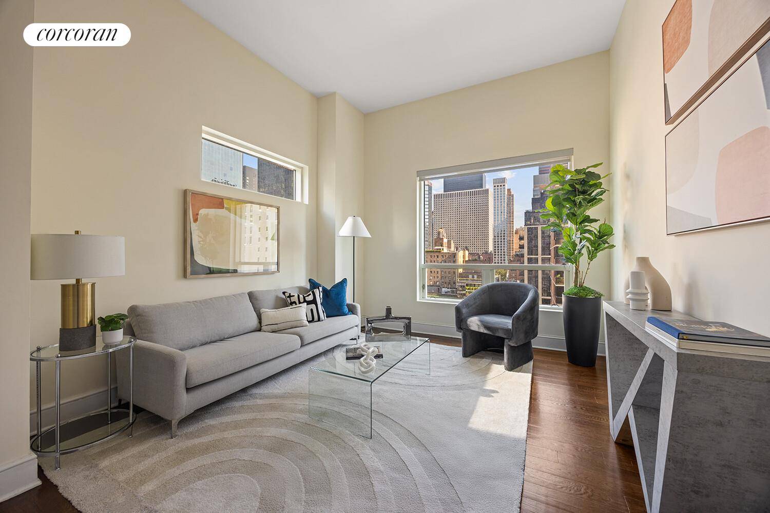 Welcome to Unit 10A at 250 E 49th Street, a rare gem nestled in the heart of New York City.