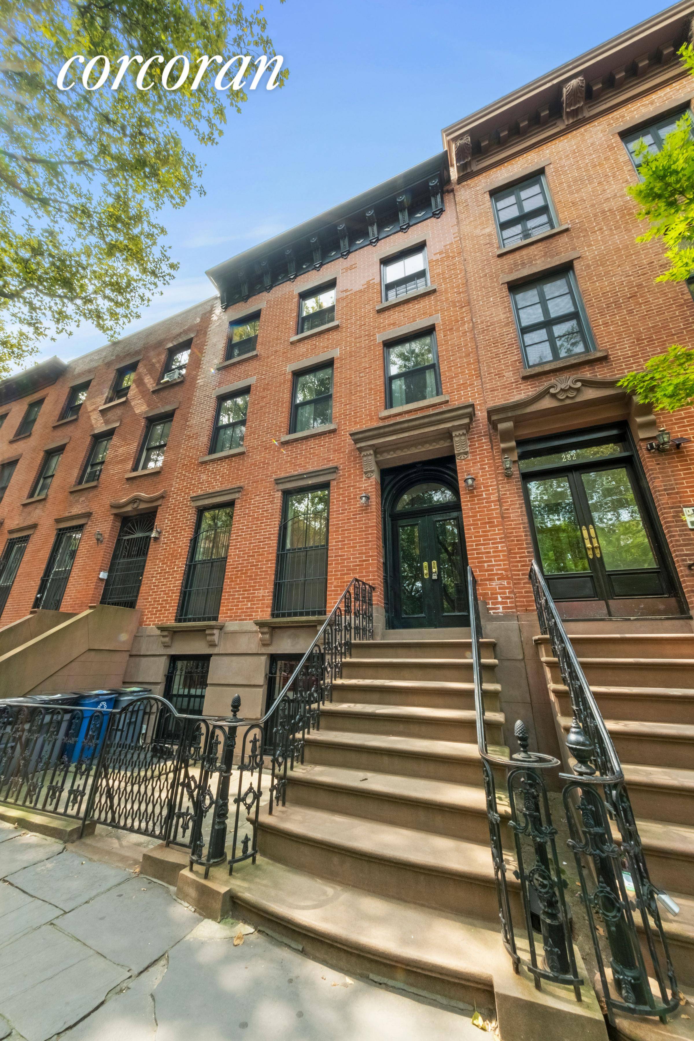 Rare opportunity ! Spectacular owners duplex two stunning floor through high income producing apartments !