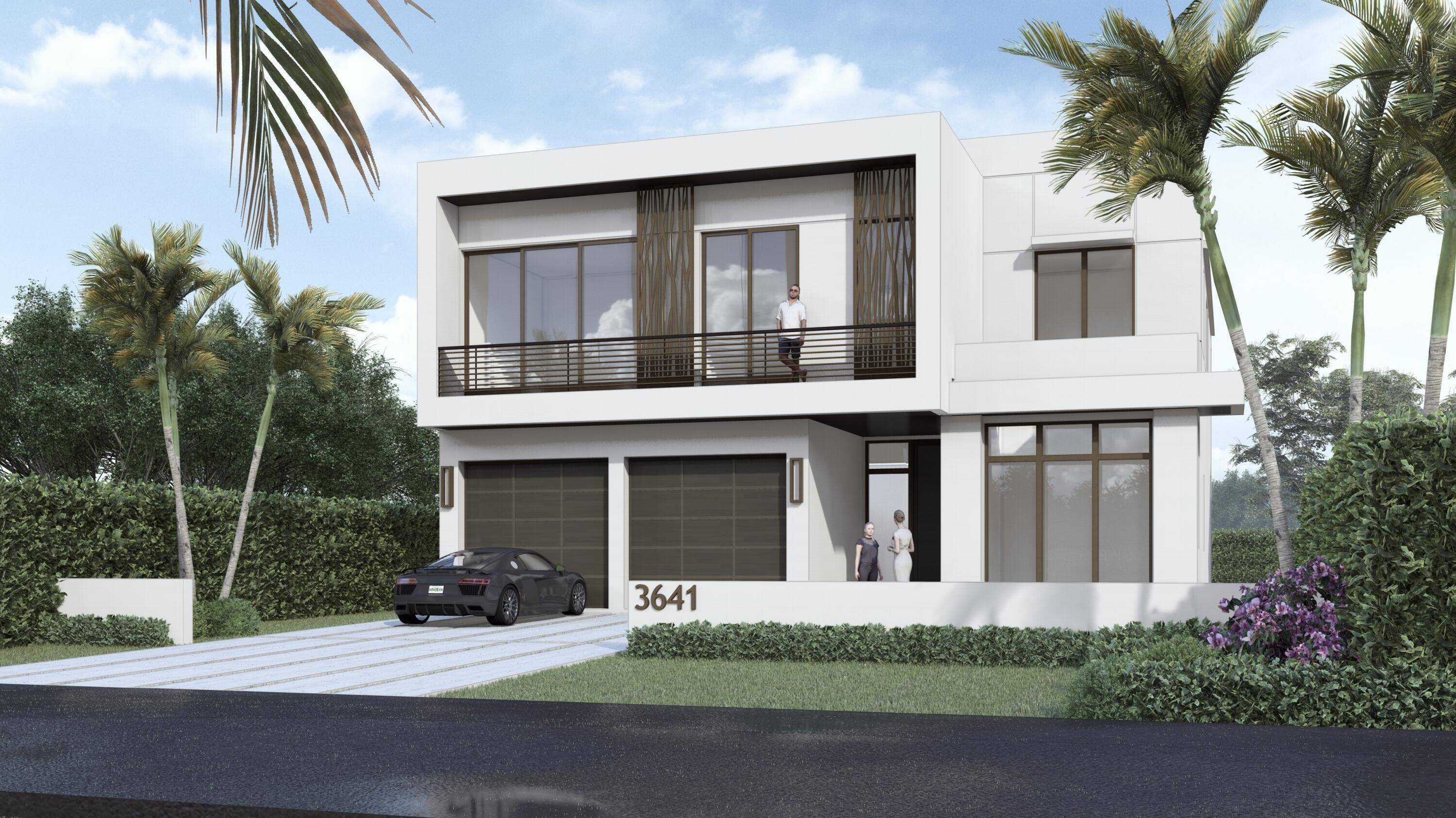 This price is for the north lot and the plans to build a single family home designed by esteemed local architect, Randall Stofft.