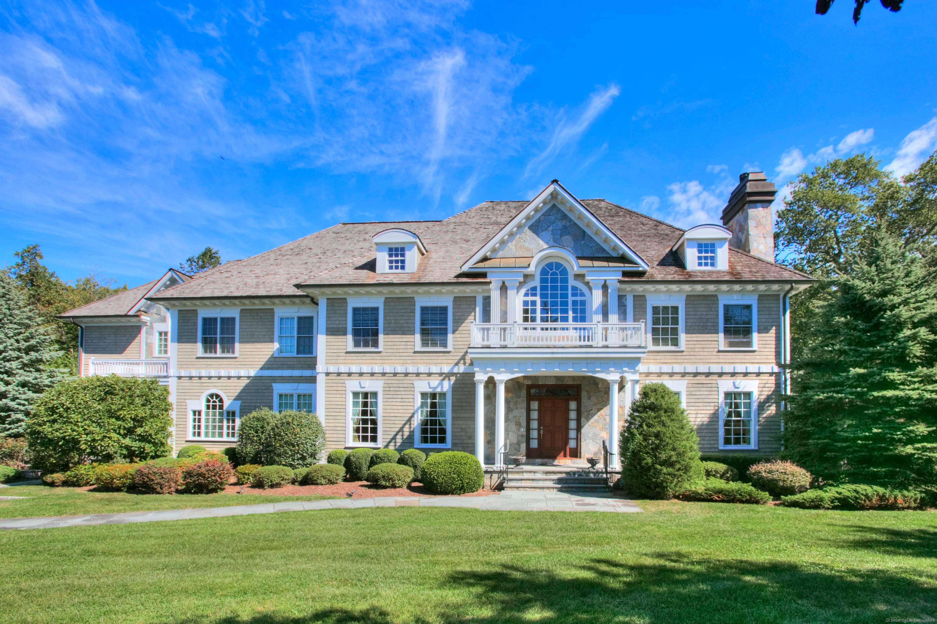 Modern elegance meets estate living at 88 Merry Meet Circle, set on 3 manicured acres in Fairfield's premier gated community, The Ridge.