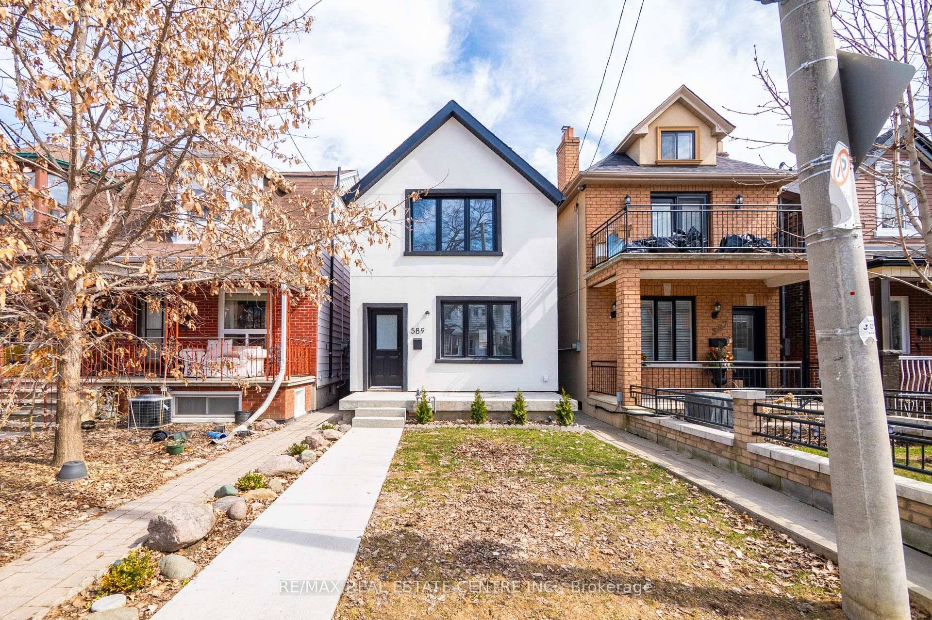 Exquisitely built and fully renovated from top to bottom and inside out, this stunning detached home features a brand new stucco exterior, a spacious backyard deck, and every single element ...