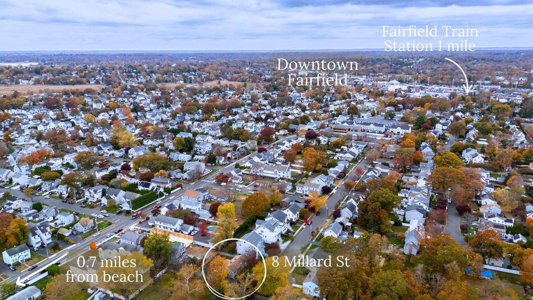 Exquisitely updated ranch style home situated on a quiet cul de sac in the coveted beach area as well as just steps to Fairfield's vibrant downtown and the train station.