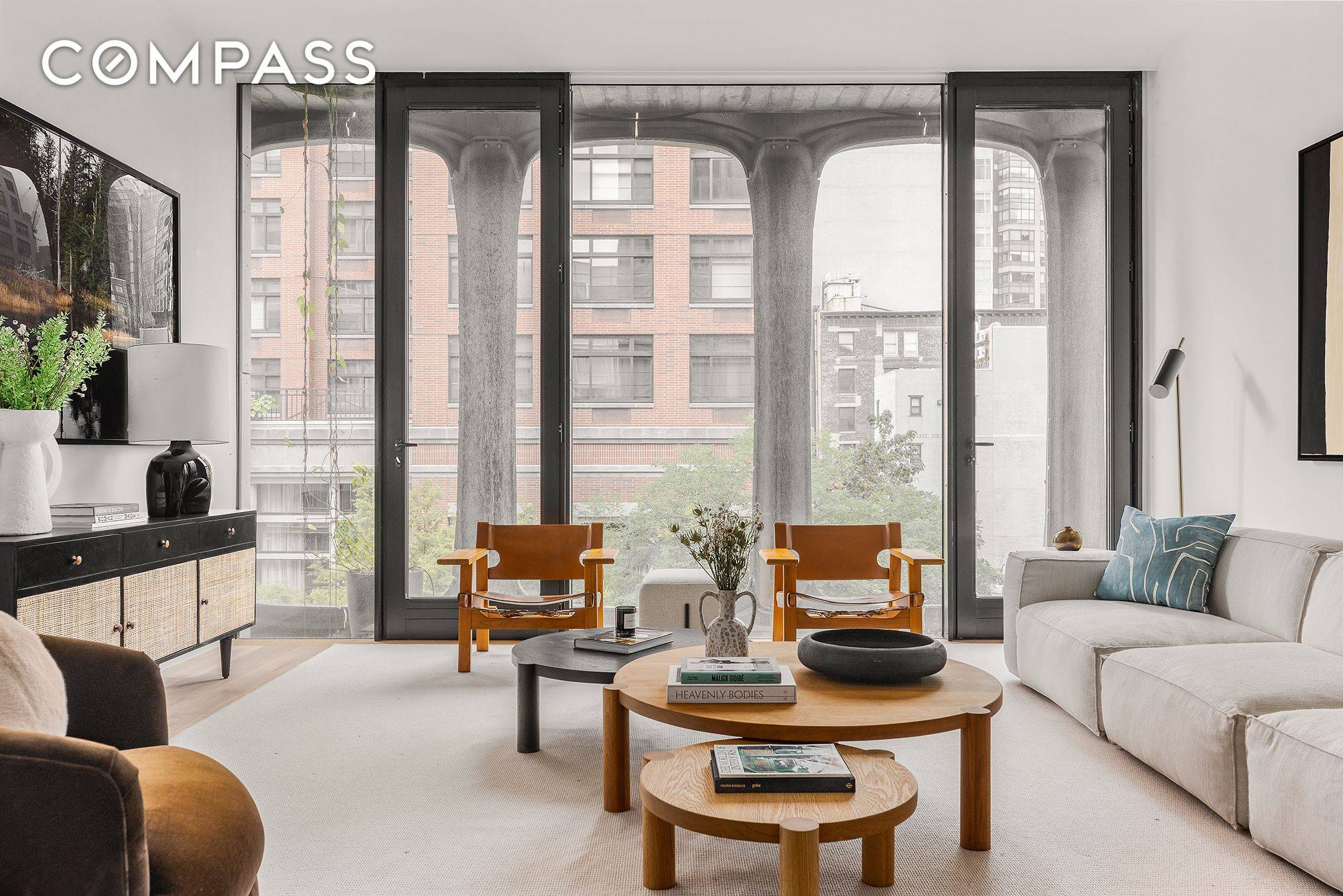 With western exposures from every room, Residence 4S is an open, two bedroom, two and a half bathroom condo with floor to ceiling windows, pristine finishes, and boutique services.