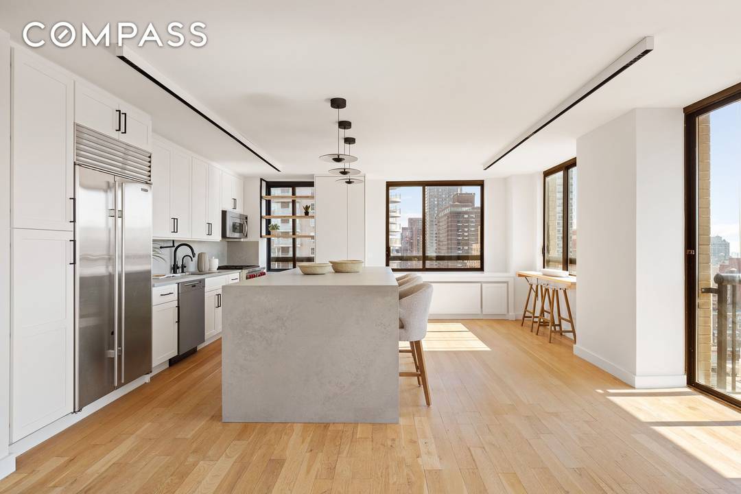Welcome to Residence 25B C, a rare and meticulously renovated high floor combination that embodies refined Upper East Side living.