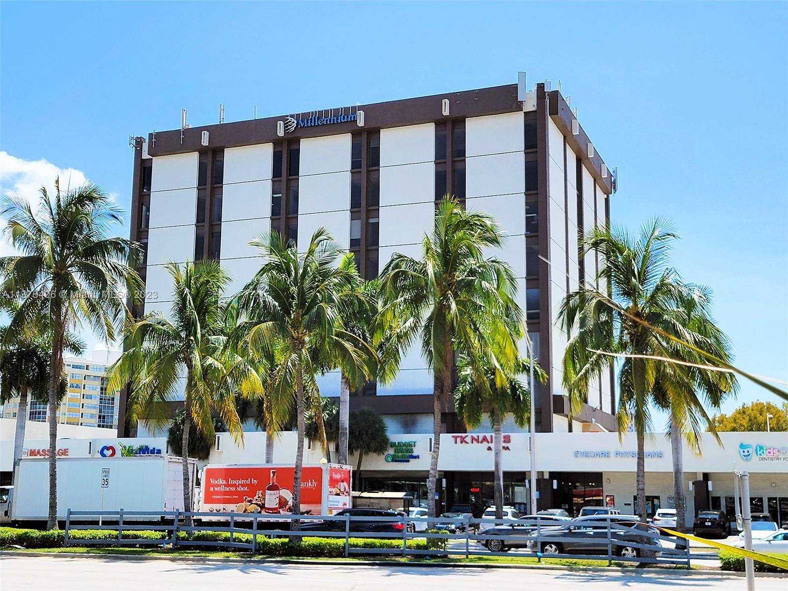 Discover an exceptional commercial leasing opportunity in the heart of Hallandale Beach at the Millennium Plaza building, a 9 story Class B office tower, conveniently located on E Hallandale Beach ...