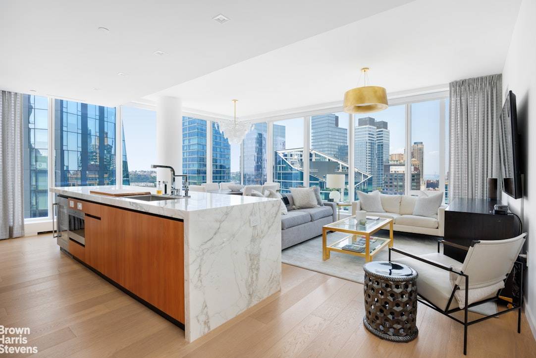 NEW Corner 2 Bedroom 2. 5 Bath home with Panoramic Hudson River Views and a Full Suite of Amenities !
