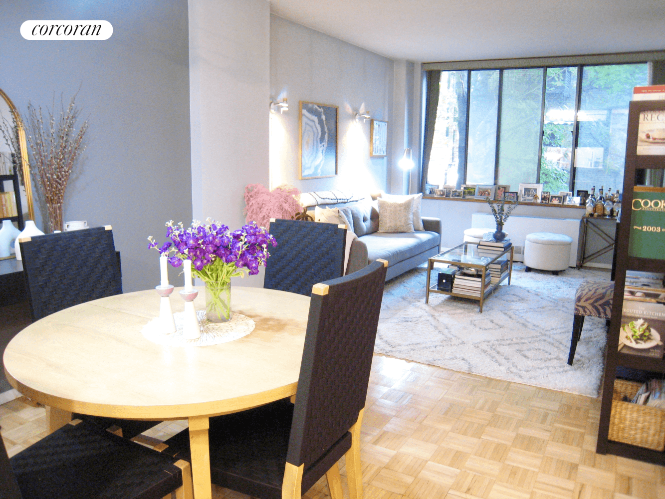 Quiet one bedroom home at Lexington Parc Condominium offers a spacious layout for comfortable living in NoMad Rose Hill.