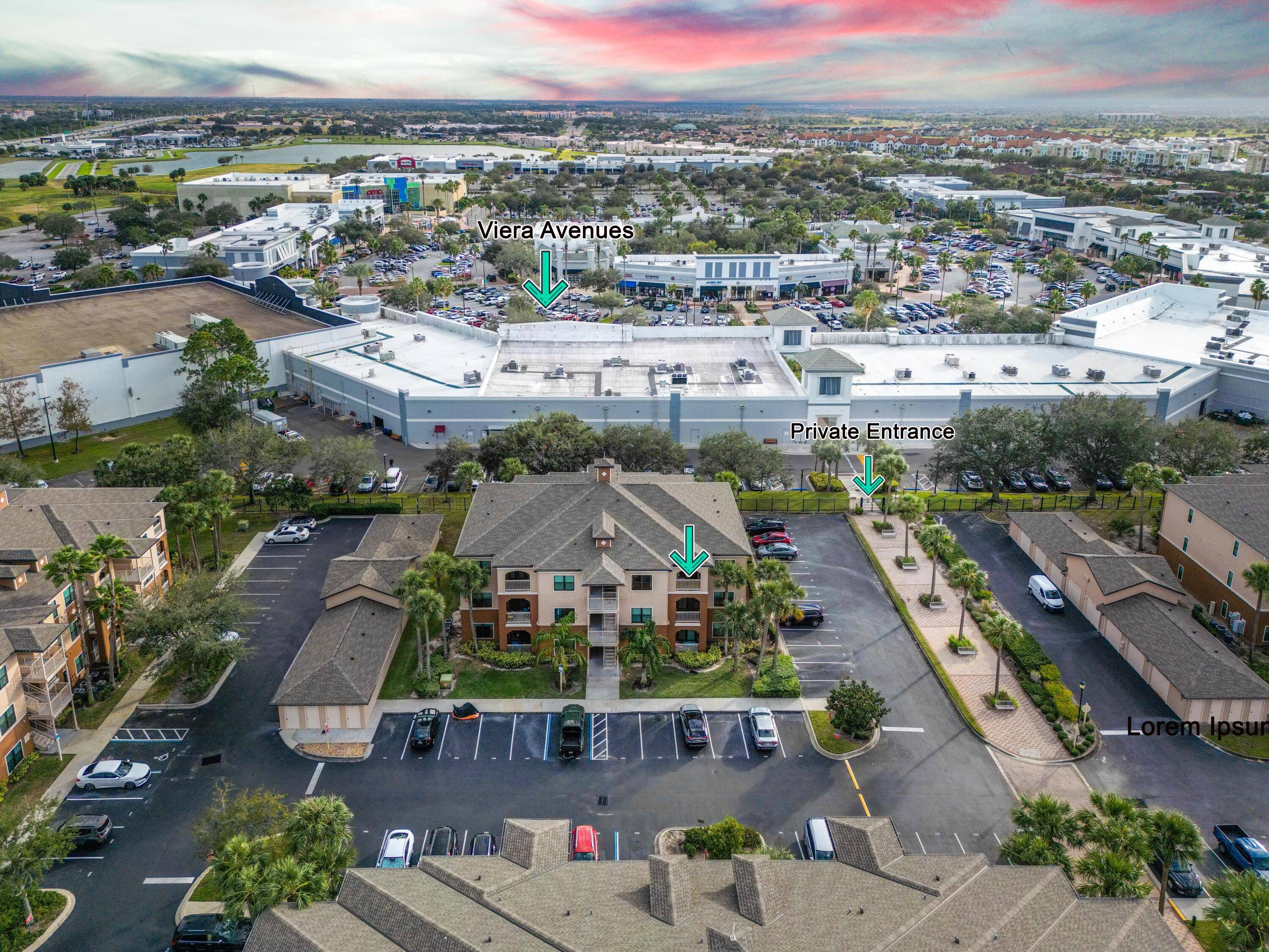 LOWEST PRICED 2 bedroom, 2 bathroom condo in Three Fountains !