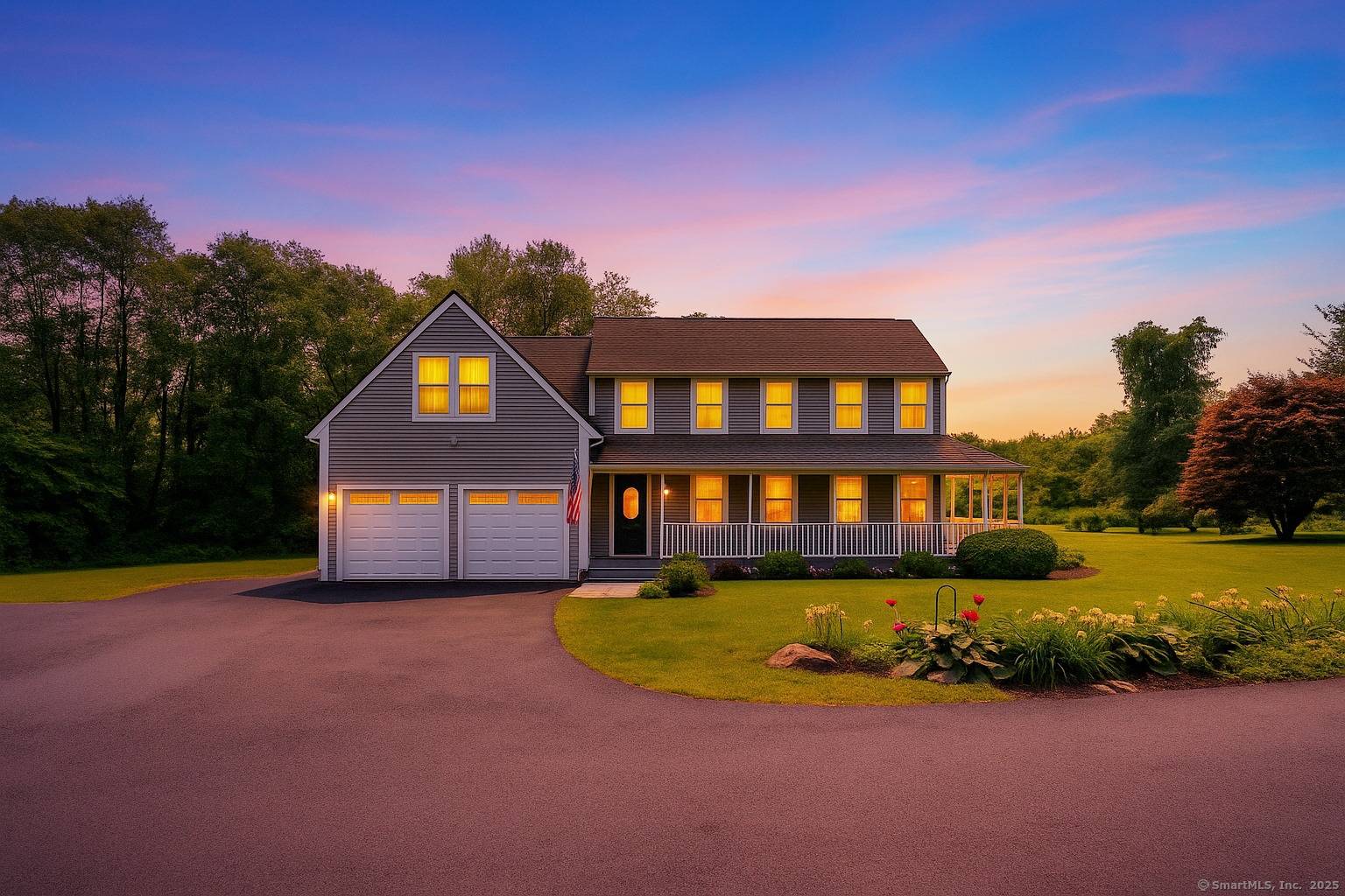 Welcome home as you drive down your newly paved 350 ft.