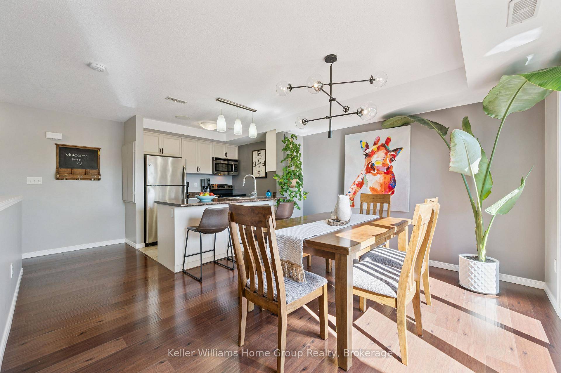 Exceptionally maintained 3 bedroom stacked townhome in Guelphs East End !