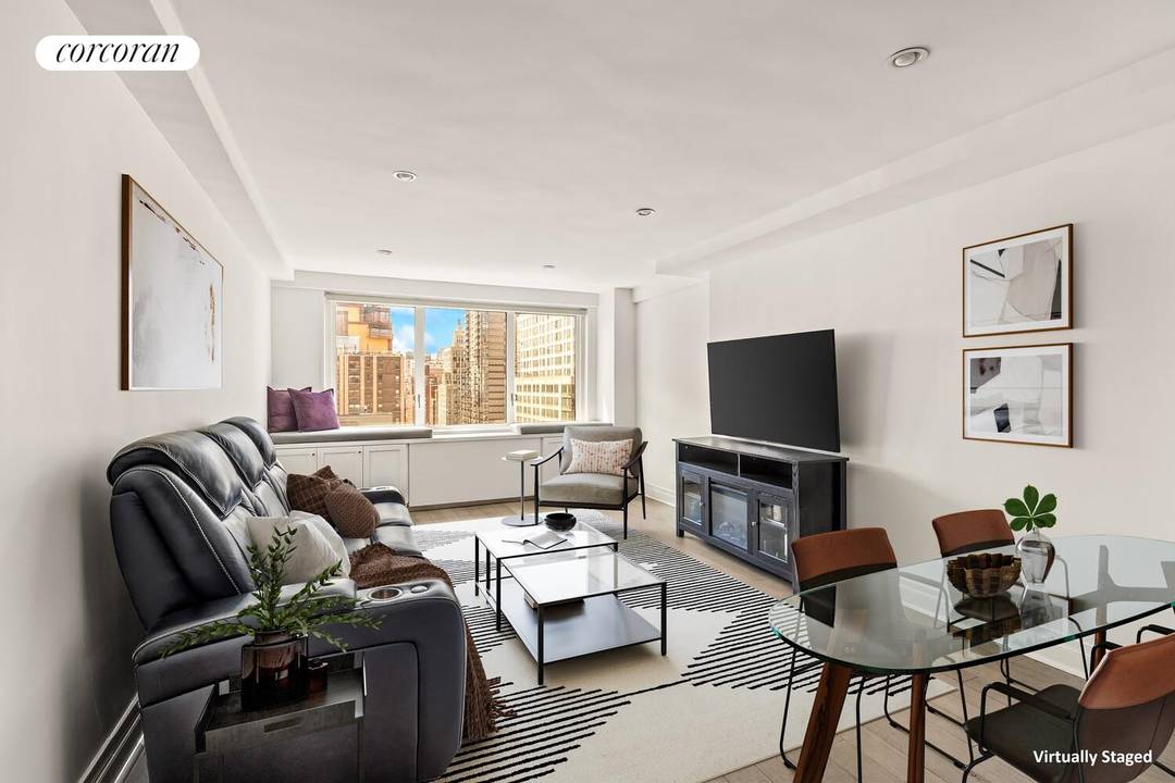 Perched on the 17th floor of the highly regarded Gramercy25 formerly Peter James Building, Residence 17B is a sun drenched one bedroom, one bathroom co op offering sweeping southern exposures, ...