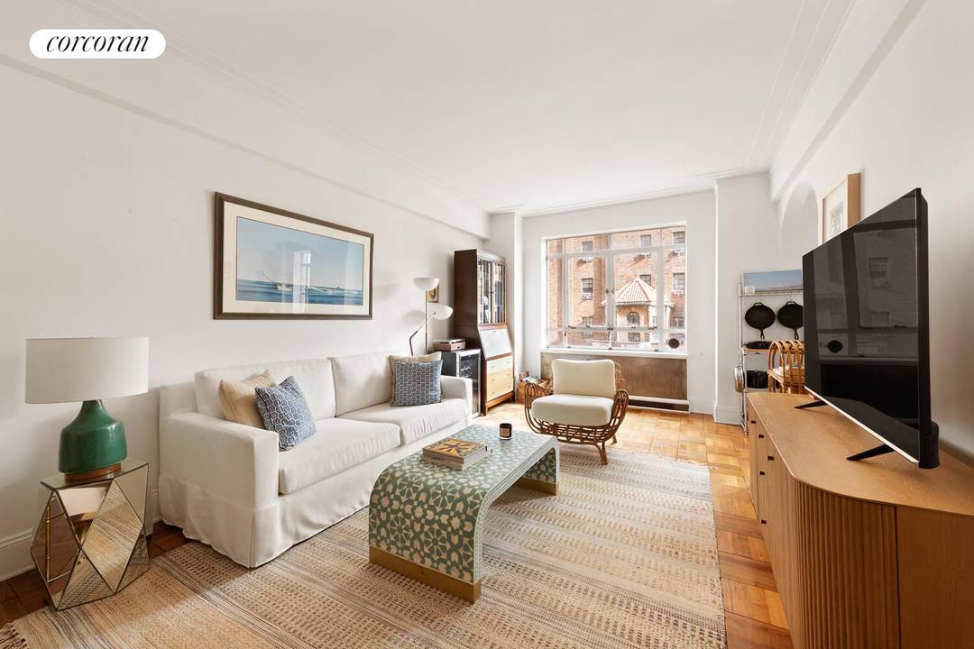 Welcome to this charming and spacious one bedroom duplex at the famed Century Condominium on Central Park West This elegant apartment features incredible pre war details throughout, including elevated archways ...