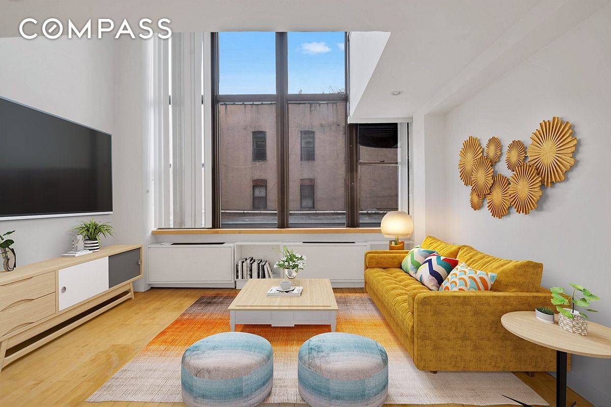 Dramatic Duplex, one bed, and 1.