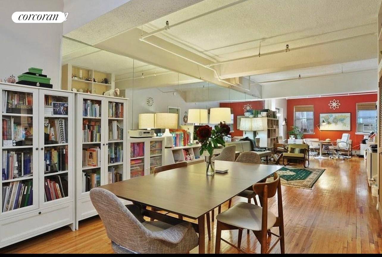 Rarely Available Skytrack loft rental, Prewar Cobble Boerum Hill Loft.