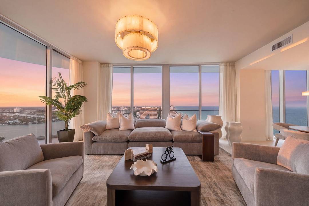 Own the TOP FLOOR CORNER RESIDENCE at Selene, Fort Lauderdale Beach's newest development.