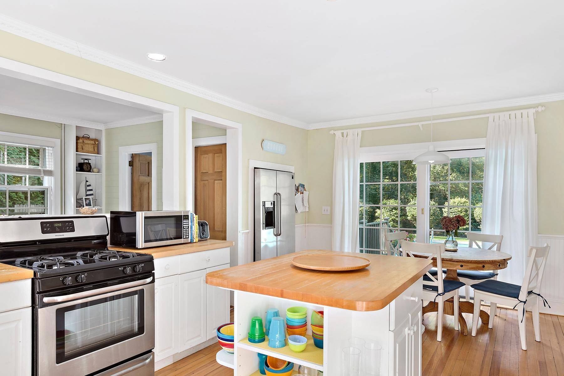 QUOGUE SOUTH OFF SEASON RENTAL Hidden away down a leafy driveway, this lovely shingle style 4 BR, 4.