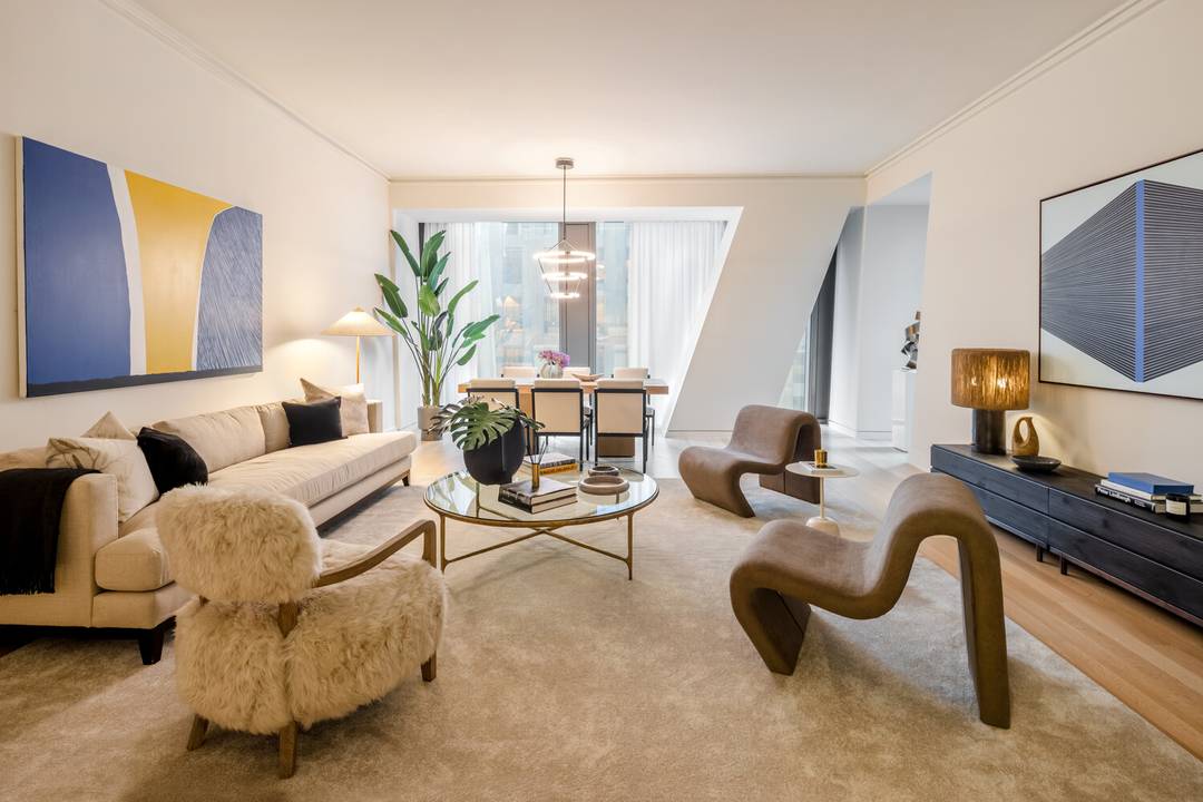 Combining superb sophistication and craftsmanship with the intimate feeling of home, Residence 30B at 53 West 53 comprises 3, 794 square feet, offering three bedrooms, three and a half bathrooms, ...