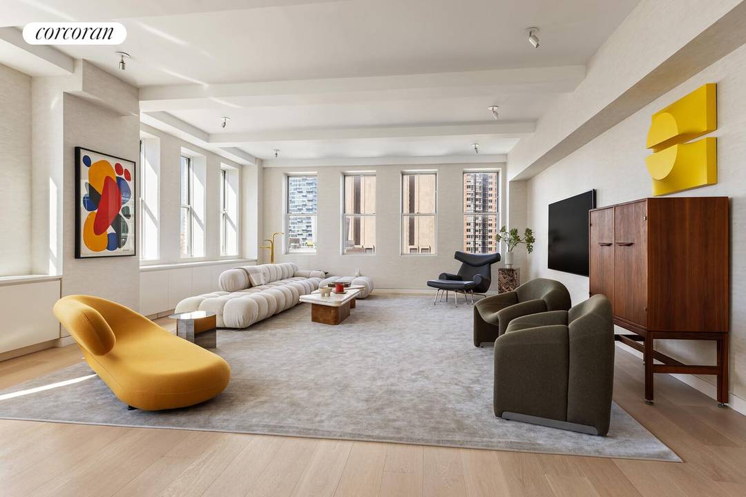 LUXURY OF LIGHT AND SPACE Imagine a sun drenched, 4, 000 square foot Tribeca oasis offering a rare balance of intimacy and openness perfect for both everyday living and grand ...