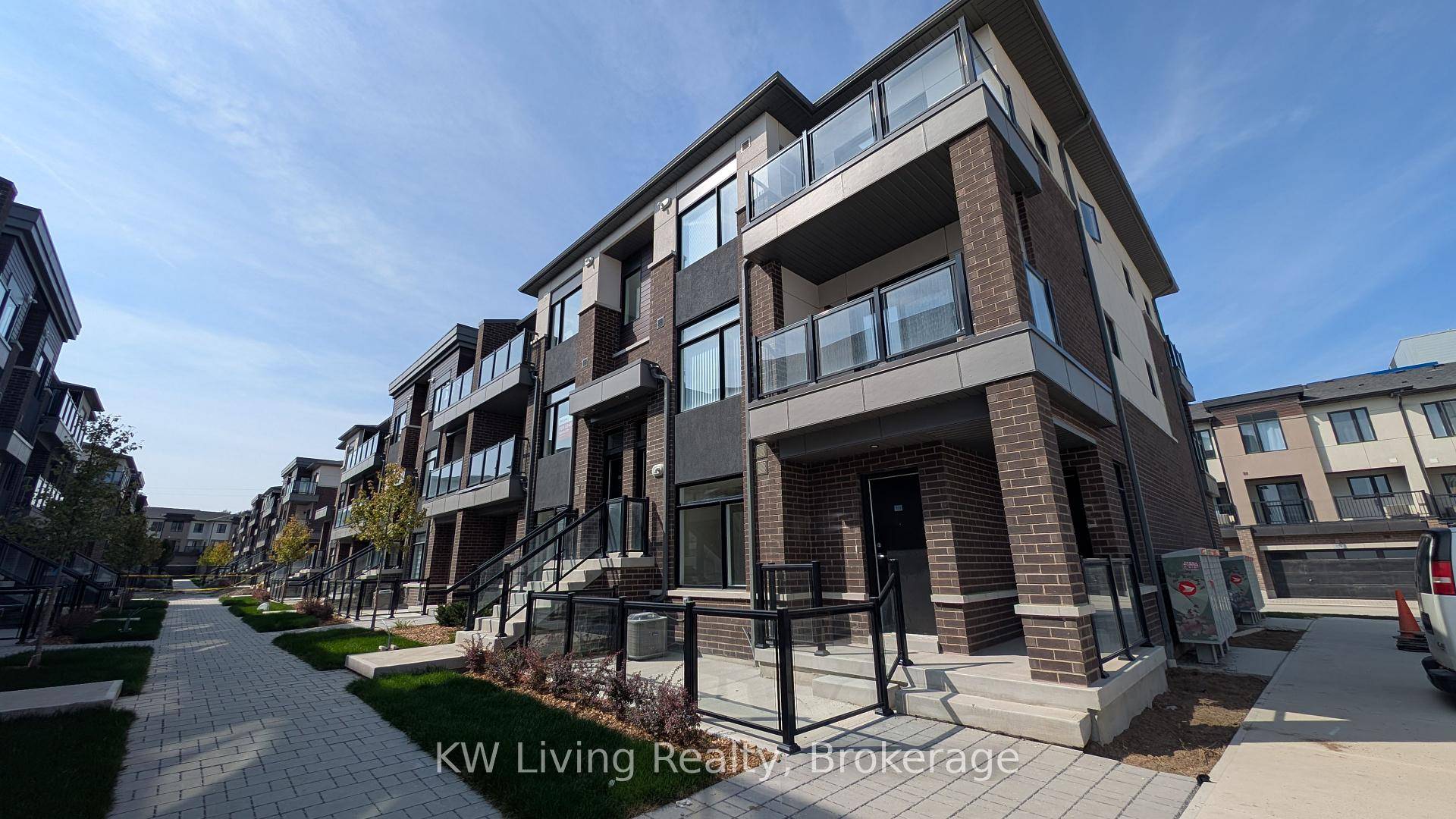 Brand New never before lived in 2 bdrm, 3 bath upper unit urban townhome 1370 sqft interior living area.