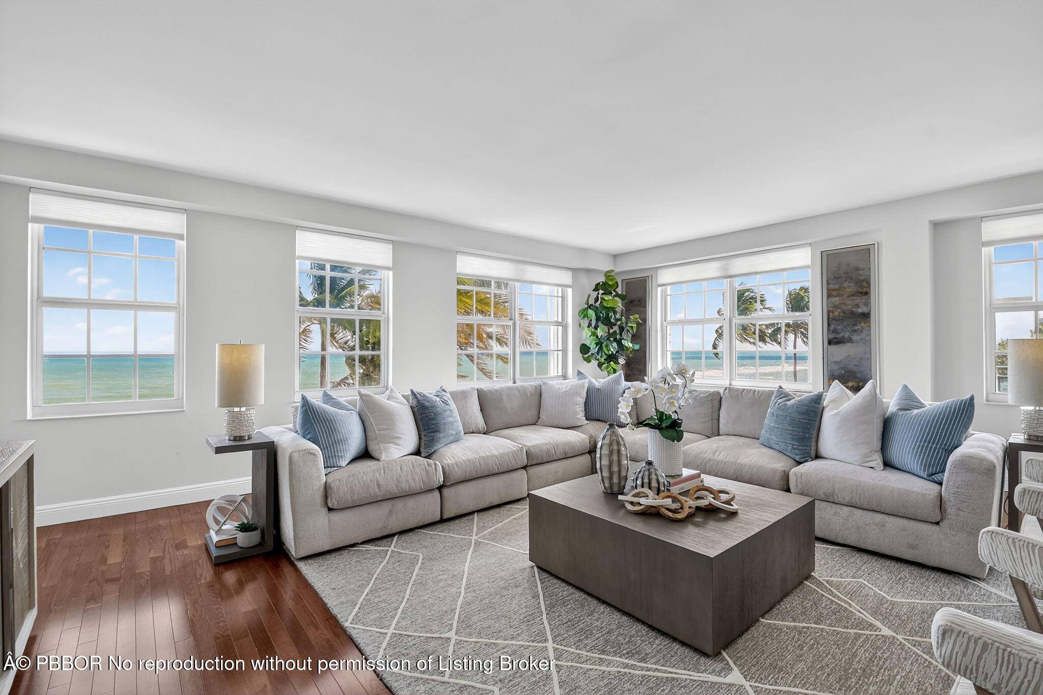 Wake up to the rhythm of the waves and endless Atlantic views in this spectacular Palm Beach oceanfront residence, where every room feels connected to the sea.