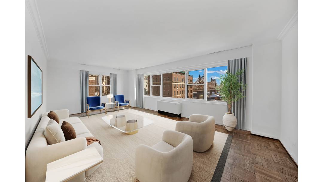 Exceptional Apartment with Stunning River Views High floor classic five room Sutton Place cooperative with wonderful river and bridge views.