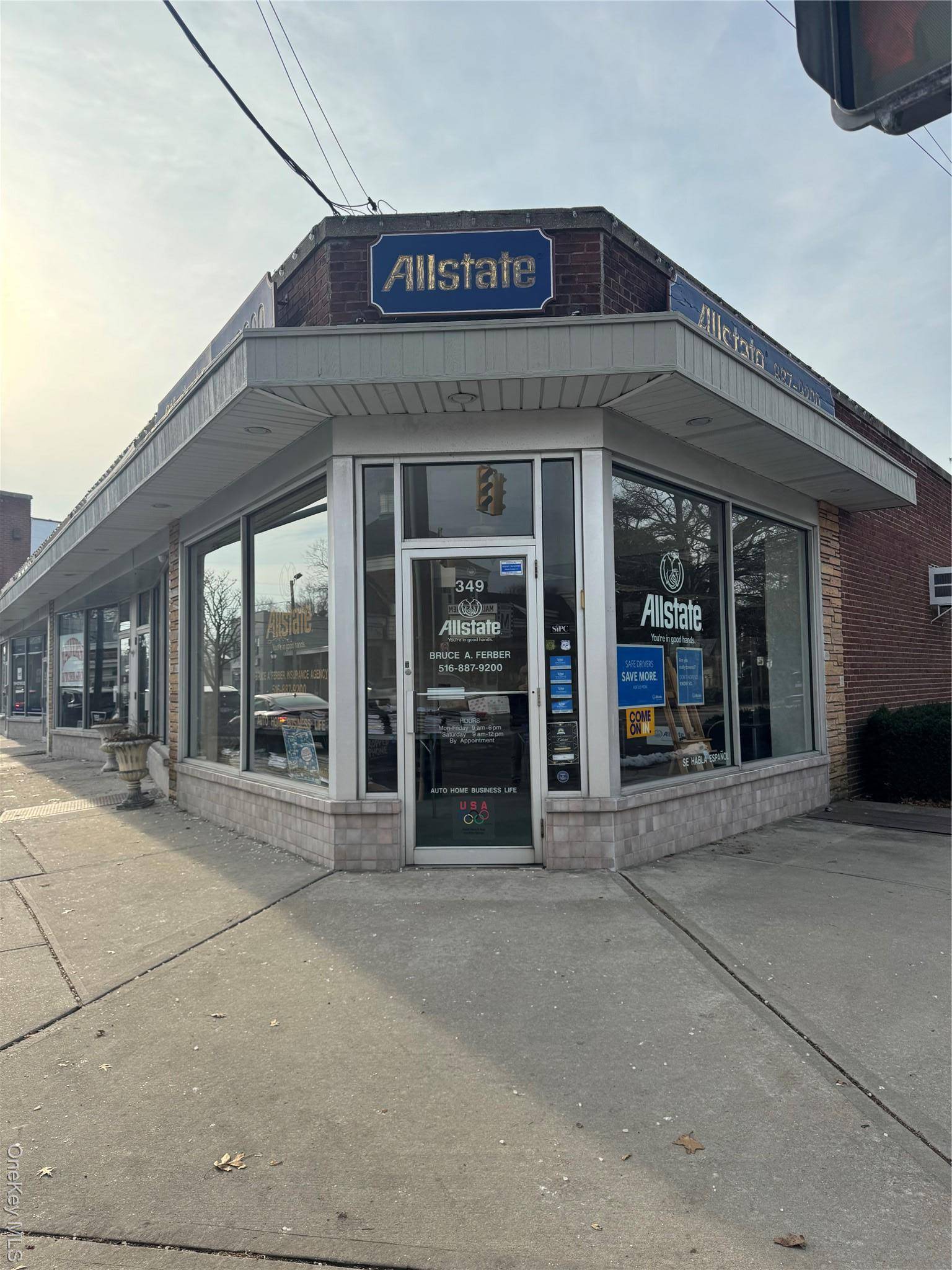 Prime corner commercial space in the heart of Malverne.