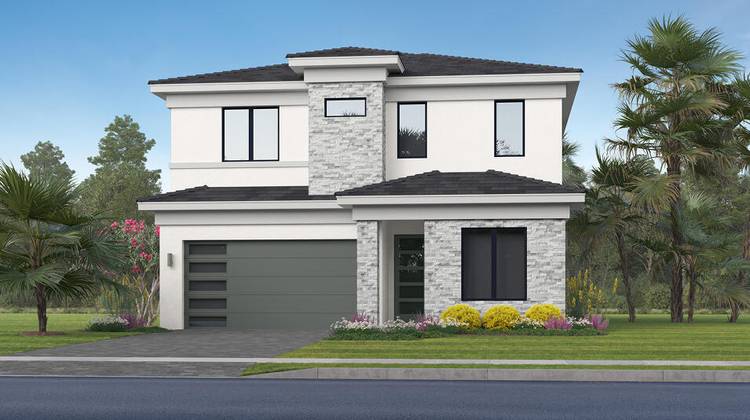 This new two story home offers ample space to live and grow.
