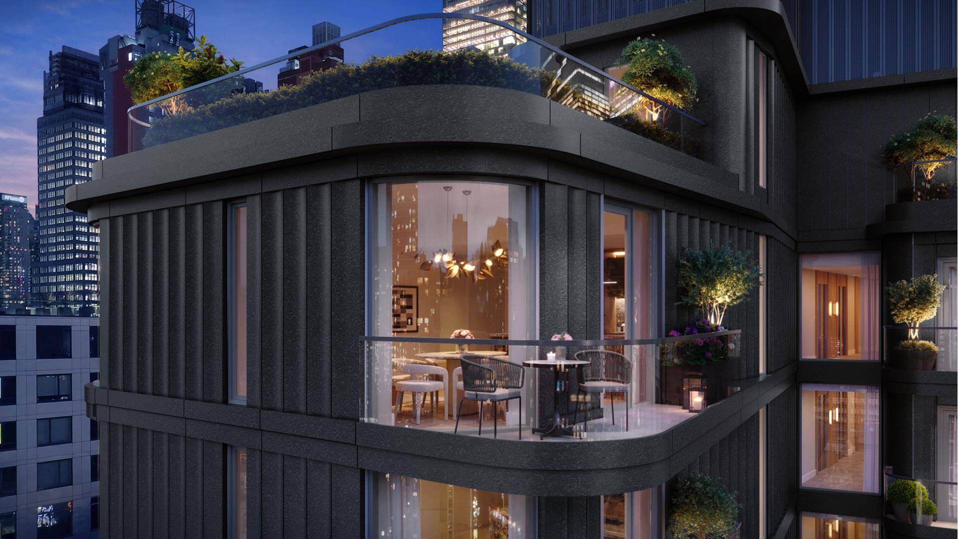 Residence 8A N is a thoughtfully crafted two bedroom, two bathroom home offering spanning 935 interior square feet.