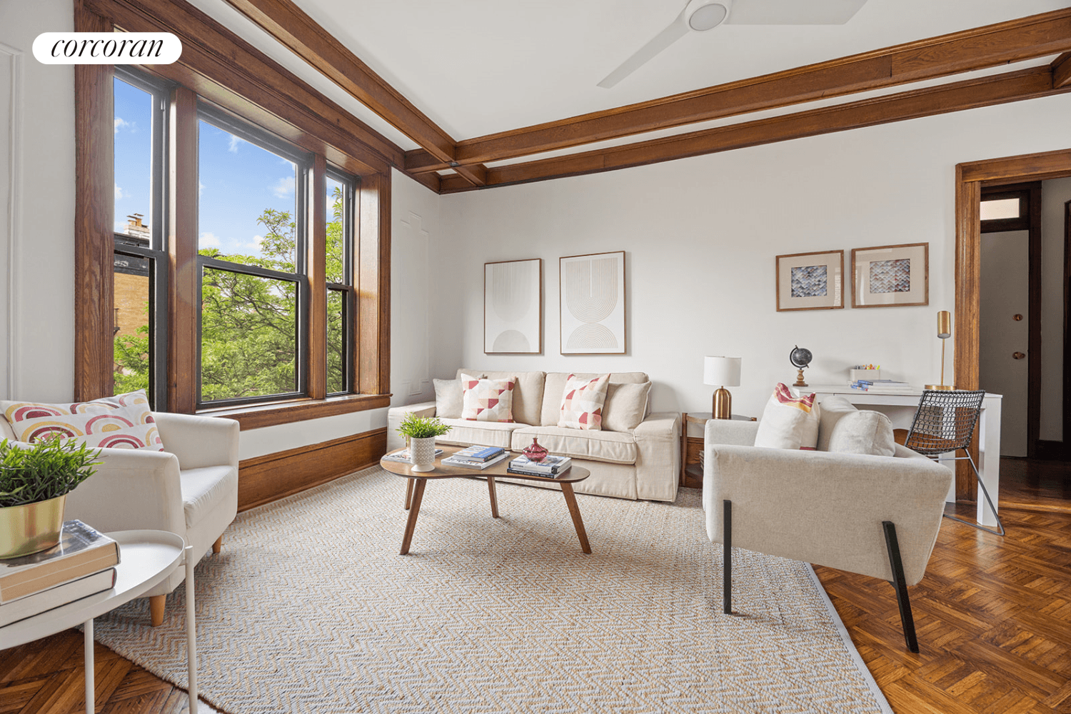 In the heart of vibrant Prospect Heights, this JUST RENOVATED, sun drenched one bedroom apartment combines modern convenience with timeless charm.