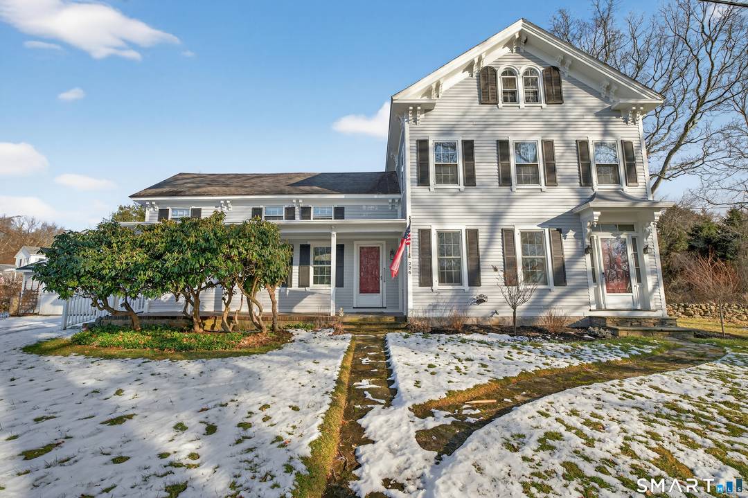 Step into the timeless charm of this beautifully maintained 1874 antique farmhouse, where historic character meets thoughtful modern updates.