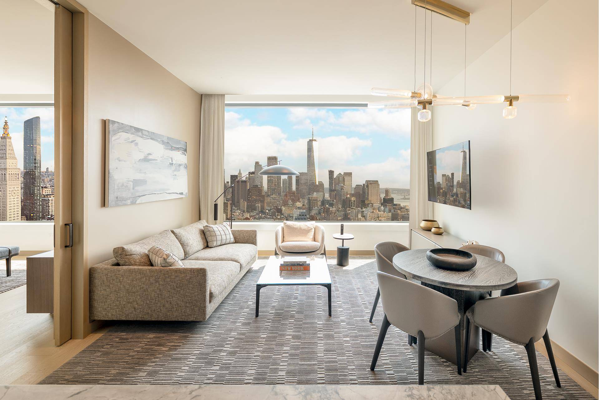 INCOME PRODUCING PENTHOUSE Delivered fully furnished and move in ready, Penthouse 40C presents a rare opportunity as a luxury pied a terre or an income producing investment.