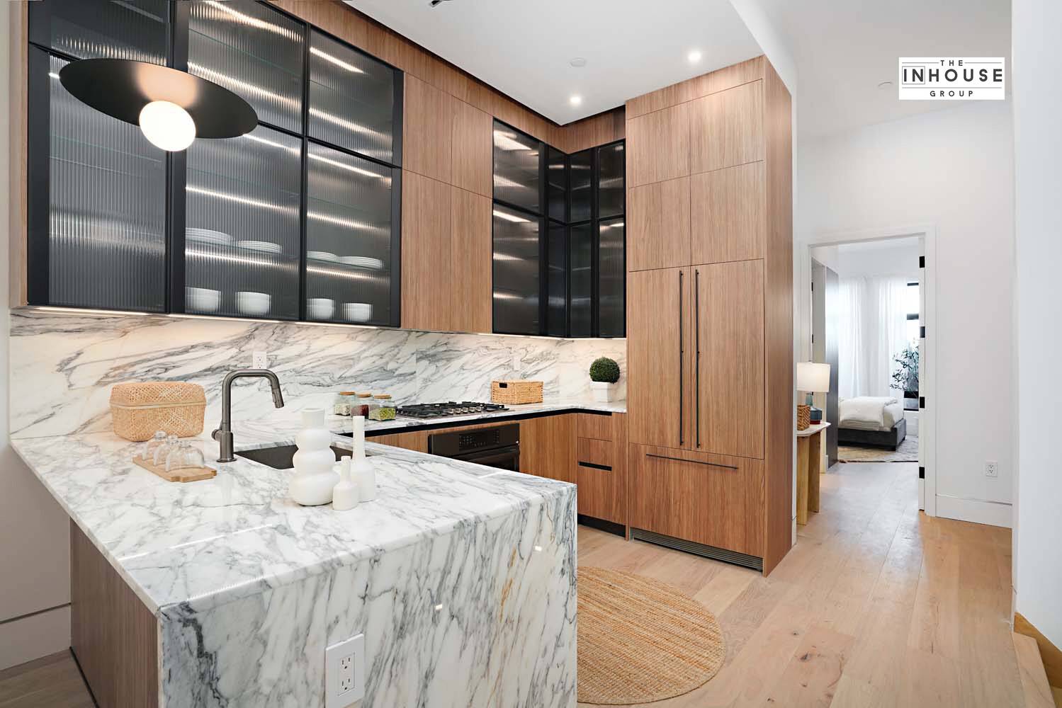 LAST REMAINING RESIDENCE IMMEDIATE CLOSINGS A Bespoke Duplex Sanctuary with Lush Private Backyard amp ; Lavish Entertaining Level in Prime Greenpoint Introducing Unit 1B the final final unit at 130 ...