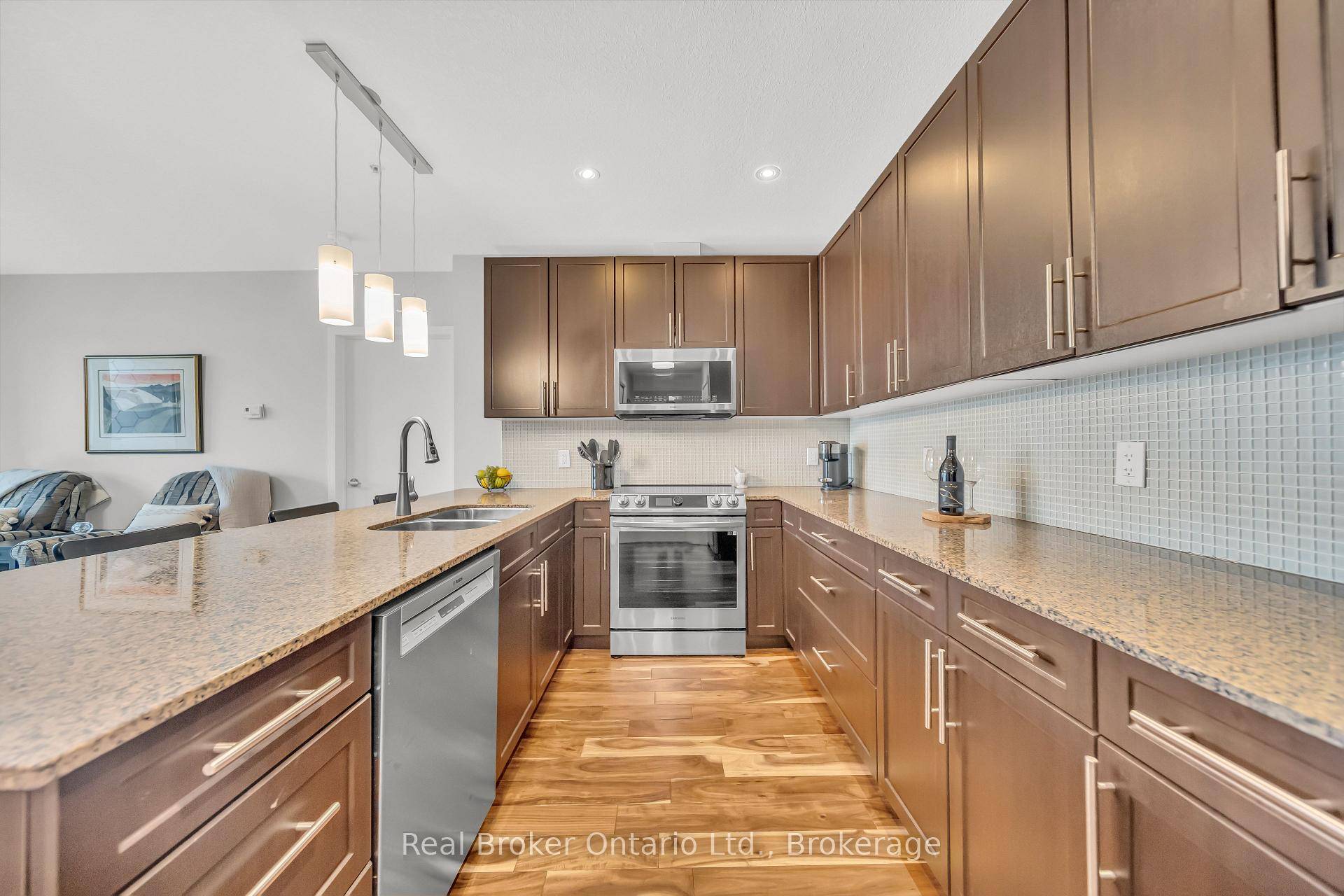 Welcome to 214 188 King Street S, a stylish and meticulously updated 2 bedroom, 2 bathroom corner unit in the heart of Uptown Waterloo.