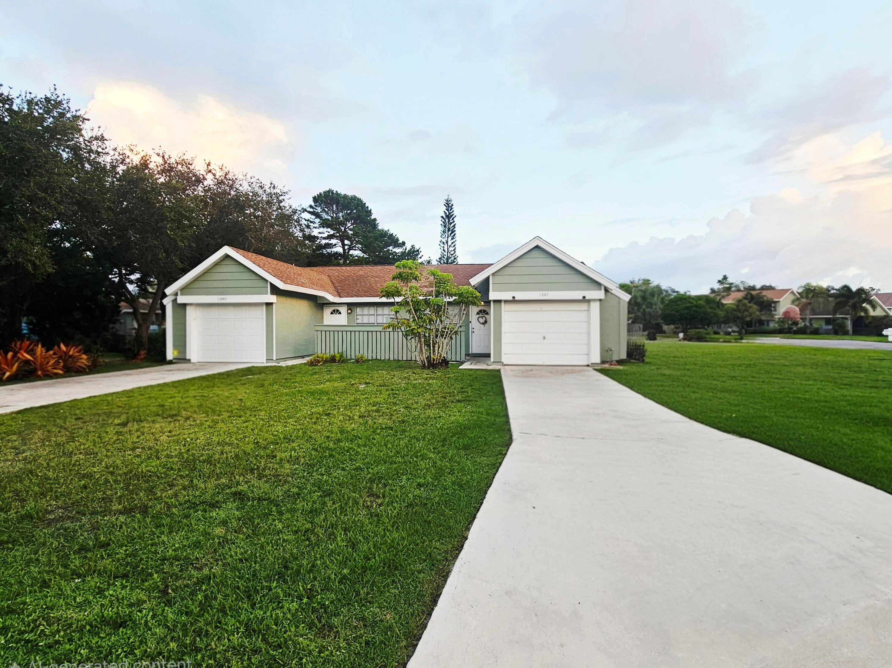 Charming entry level residence with a spacious yard and patio nestled in a community setting, directly across from a lush park and centrally located near top rated hospitals, shopping destinations, ...