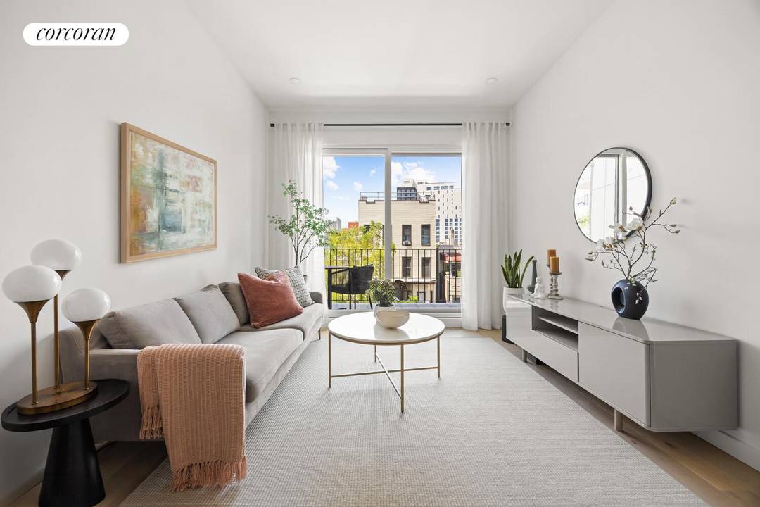 Welcome to unit 2F at 48 Stanhope Street a beautifully appointed 1 bedroom, 1 bath residence spanning 751 square feet, where light, space, and design come together seamlessly.
