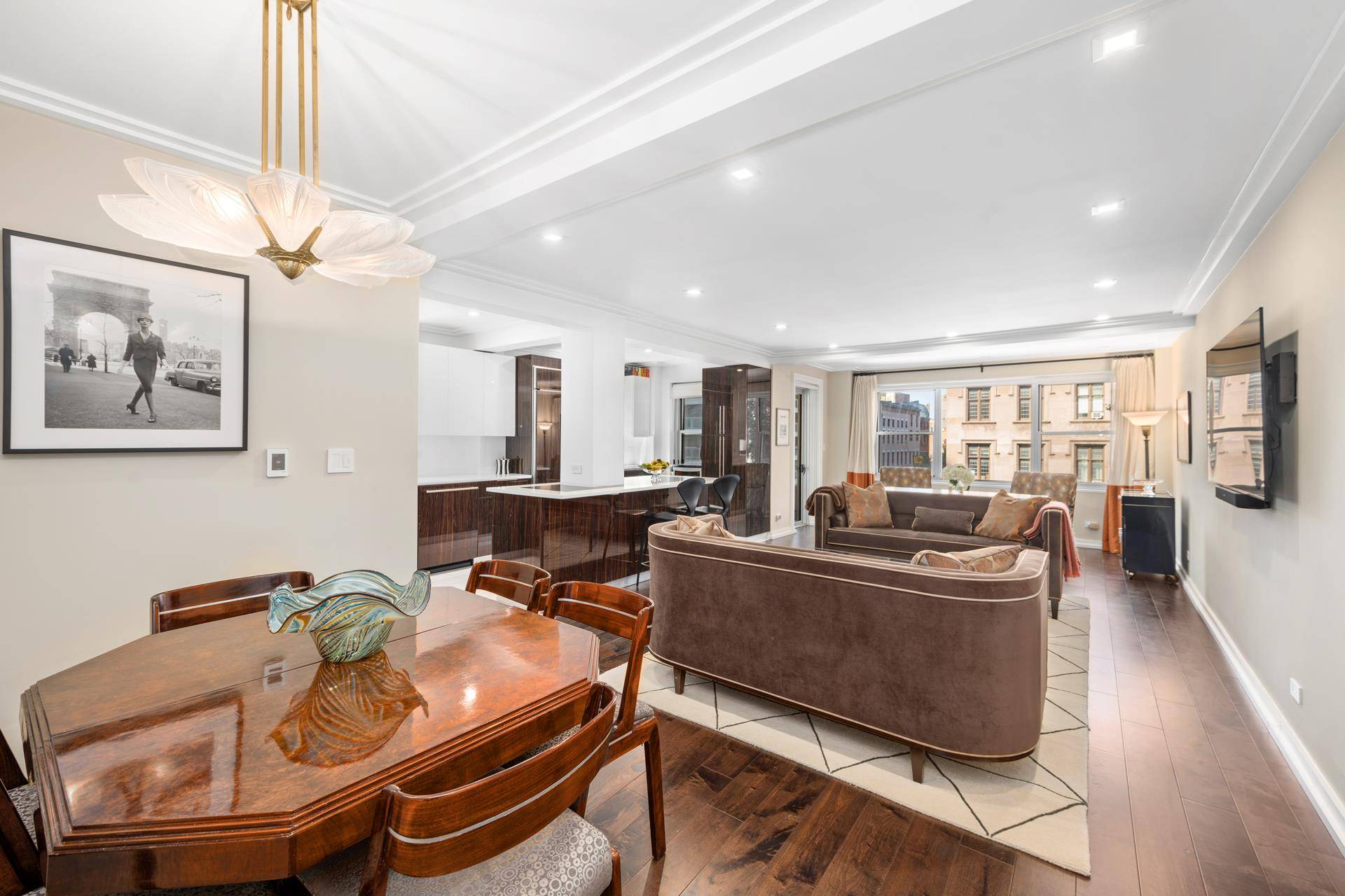 Welcome to Apartment 4G, an impeccably designed and maintained 2 bed 2 bed apartment, with balcony at The Brevoort, Greenwich Village's most sought after co op.