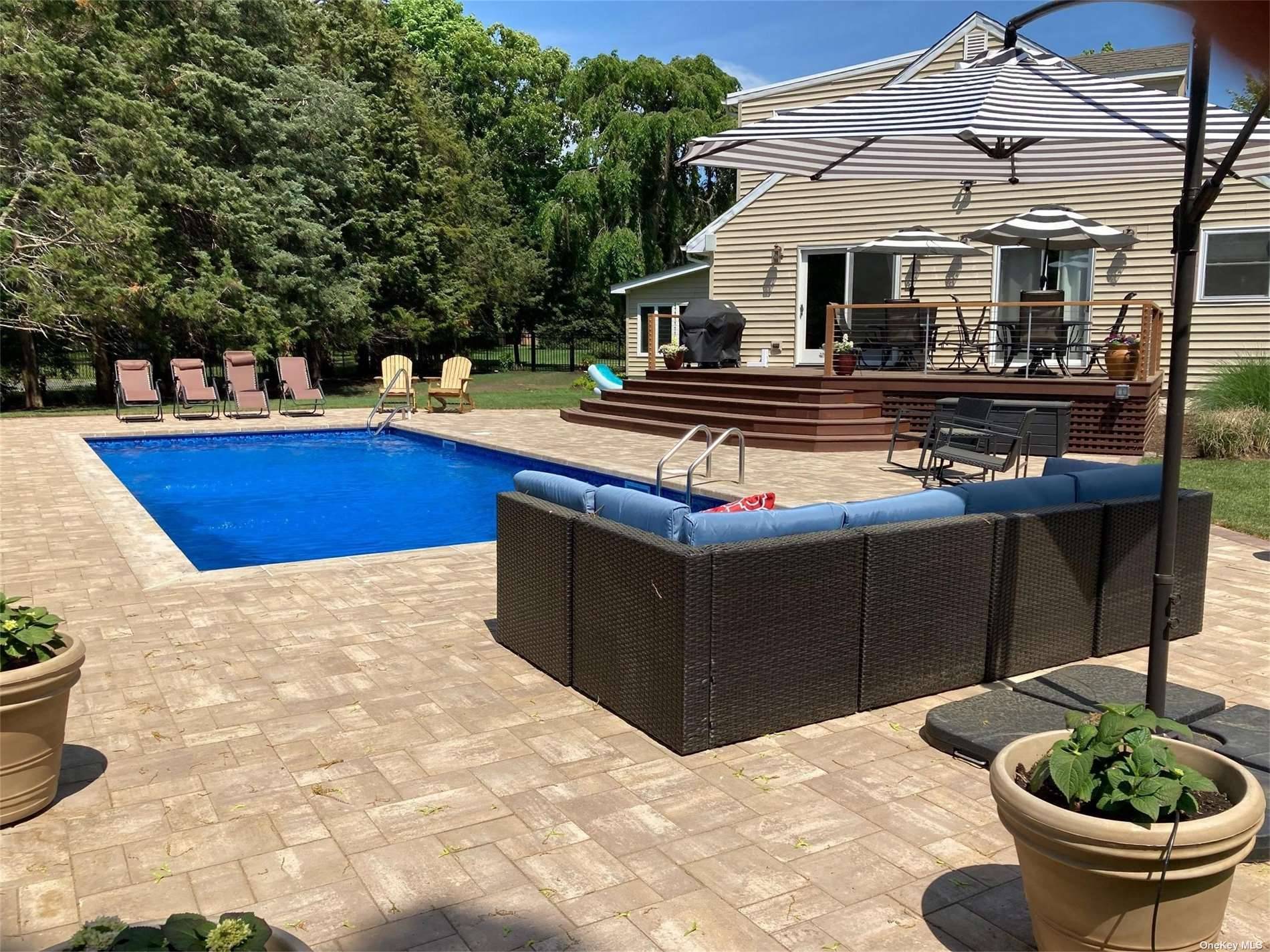 Spectacular updated Cape with a heated pool at 25 Moose Trail, Cutchogue.
