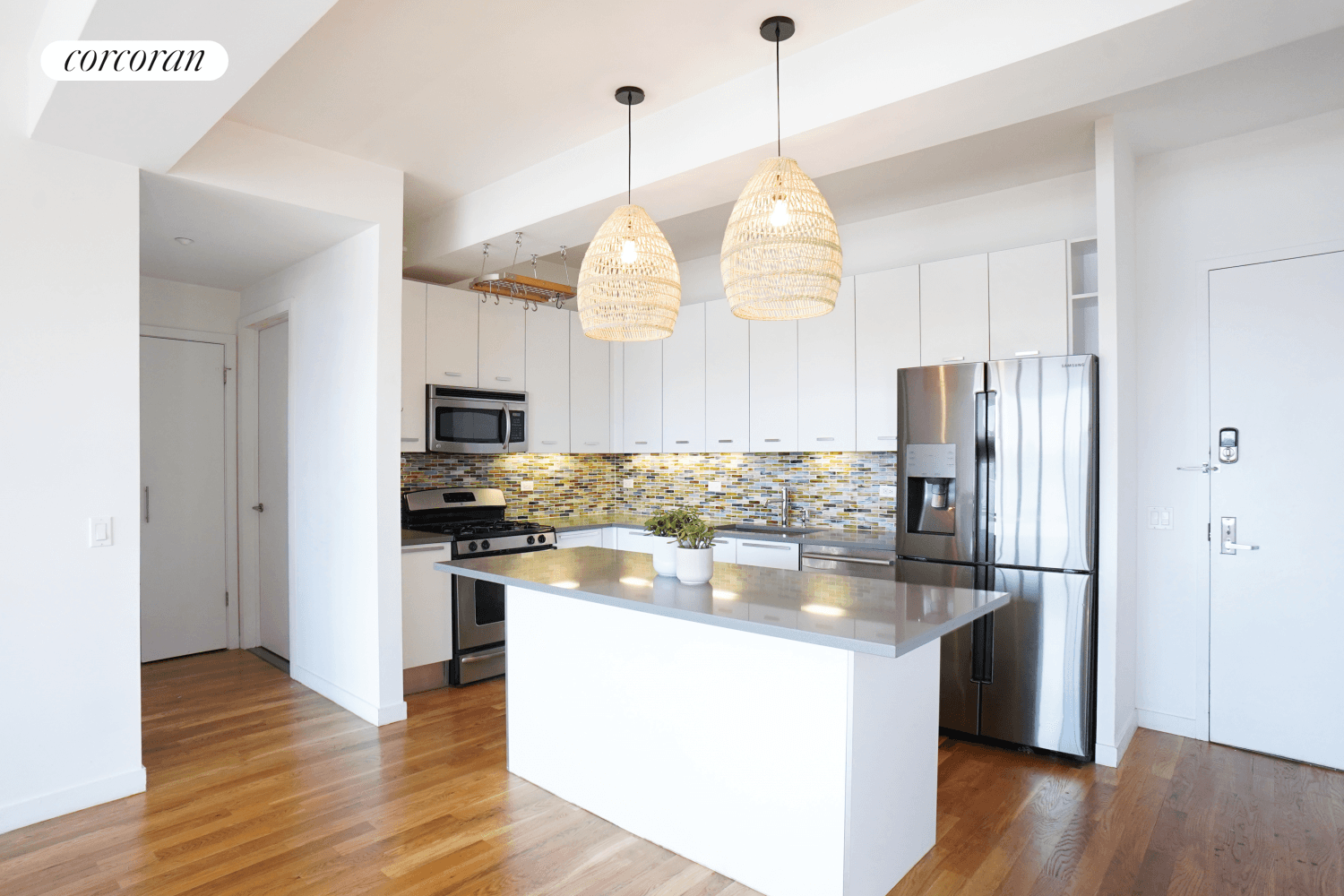 This Penthouse unit with a breathtaking New York City skyline Water view and a massive private terrace is waiting to be yours !