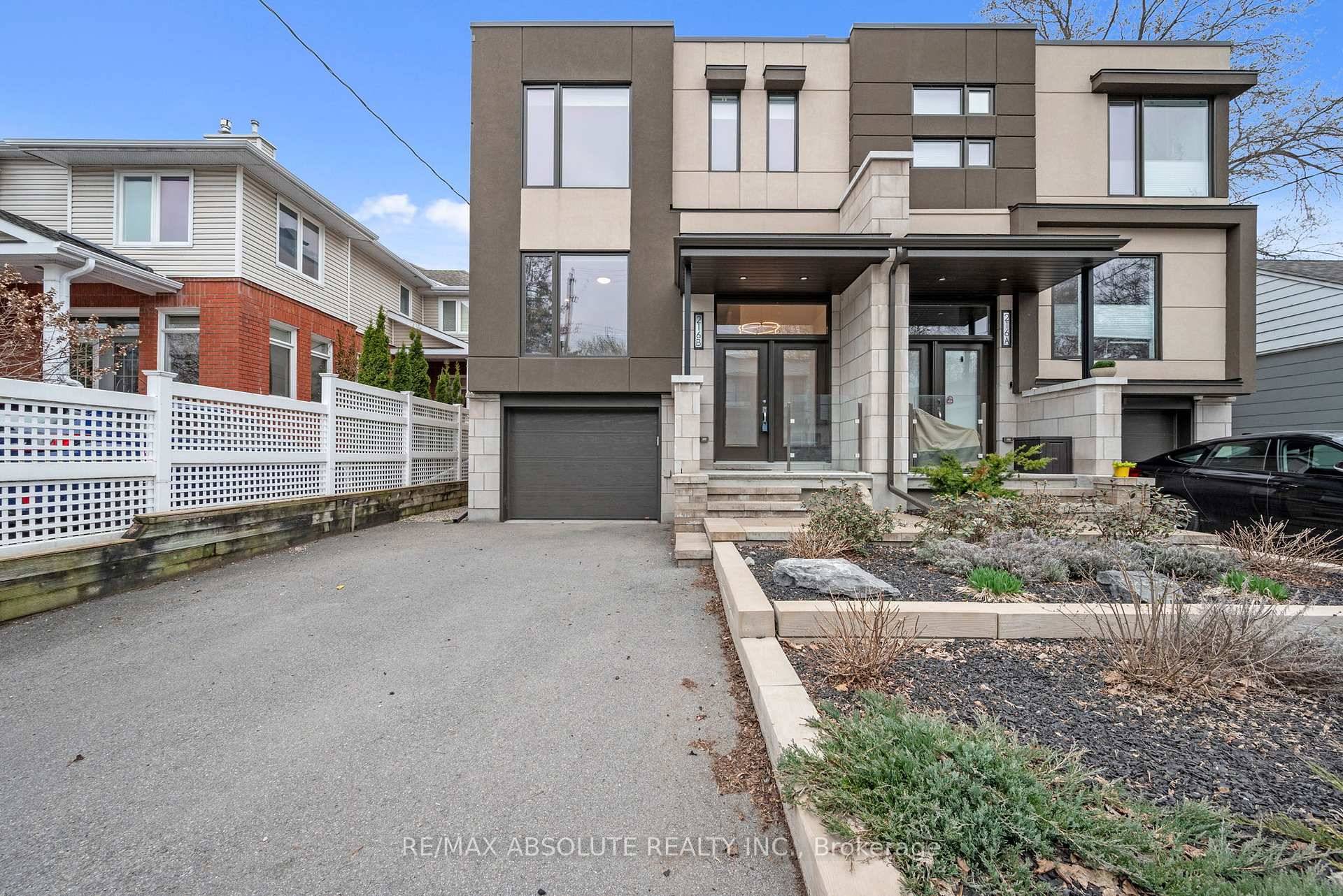 Welcome to 216B Churchill Avenue North a contemporary 4 1 bedroom, 4 bathroom semi detached home in the heart of Westboro.