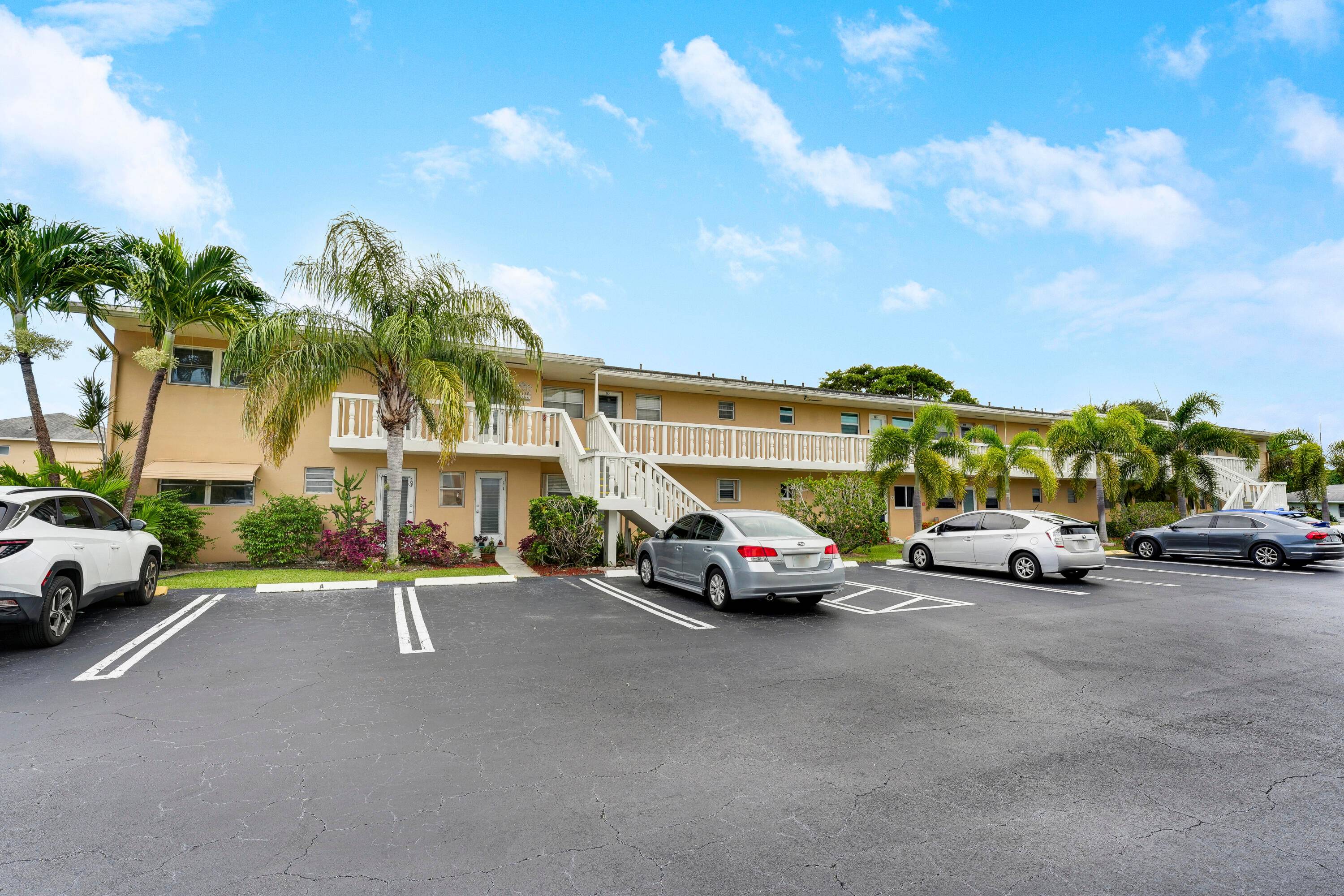Welcome home to this tastefully furnishedand incredibly maintained 2 bedroom, 2 full bathroom condo in the desirable 55 community of Village Royale, East Boynton.