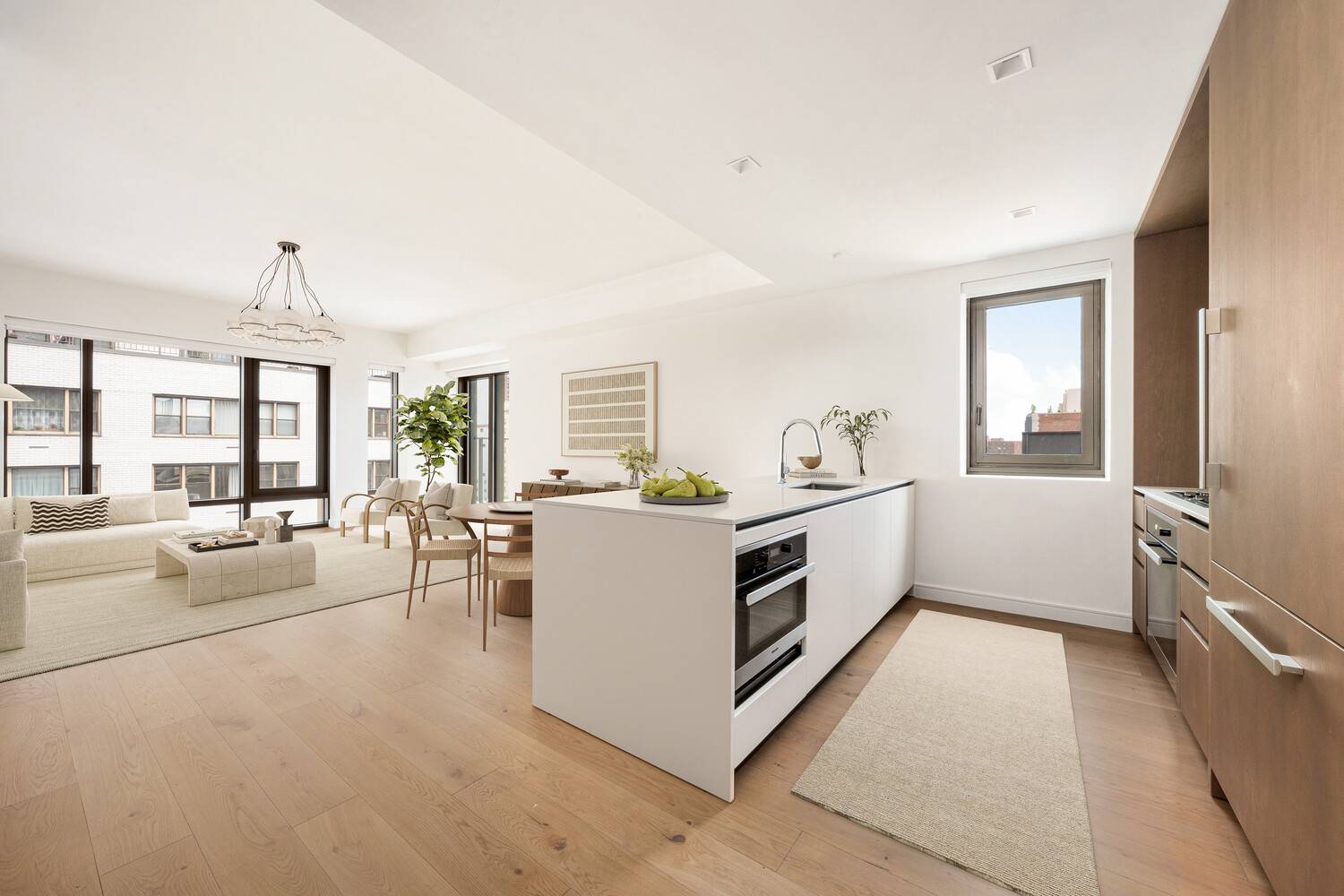 Residence 12D at 200 East 21st Street is a refined 1, 464 square foot corner home with 2 bedrooms, 2.