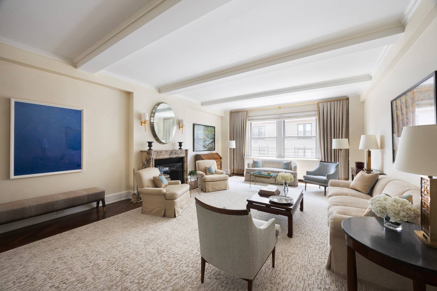Perfectly positioned in one of Carnegie Hill's distinguished full service cooperatives, this exceptional Classic 9 blends timeless prewar elegance with modern updates.