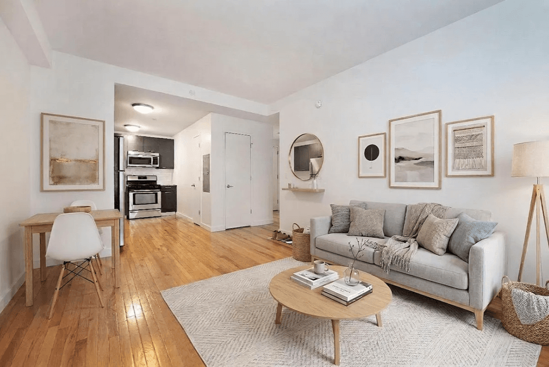 Bright, Rent Stabilized 2 Bedroom with Skyline Views in the Heart of Chelsea Welcome to this spacious and sun filled 2 bedroom home offering stunning open views of Hudson Yards.