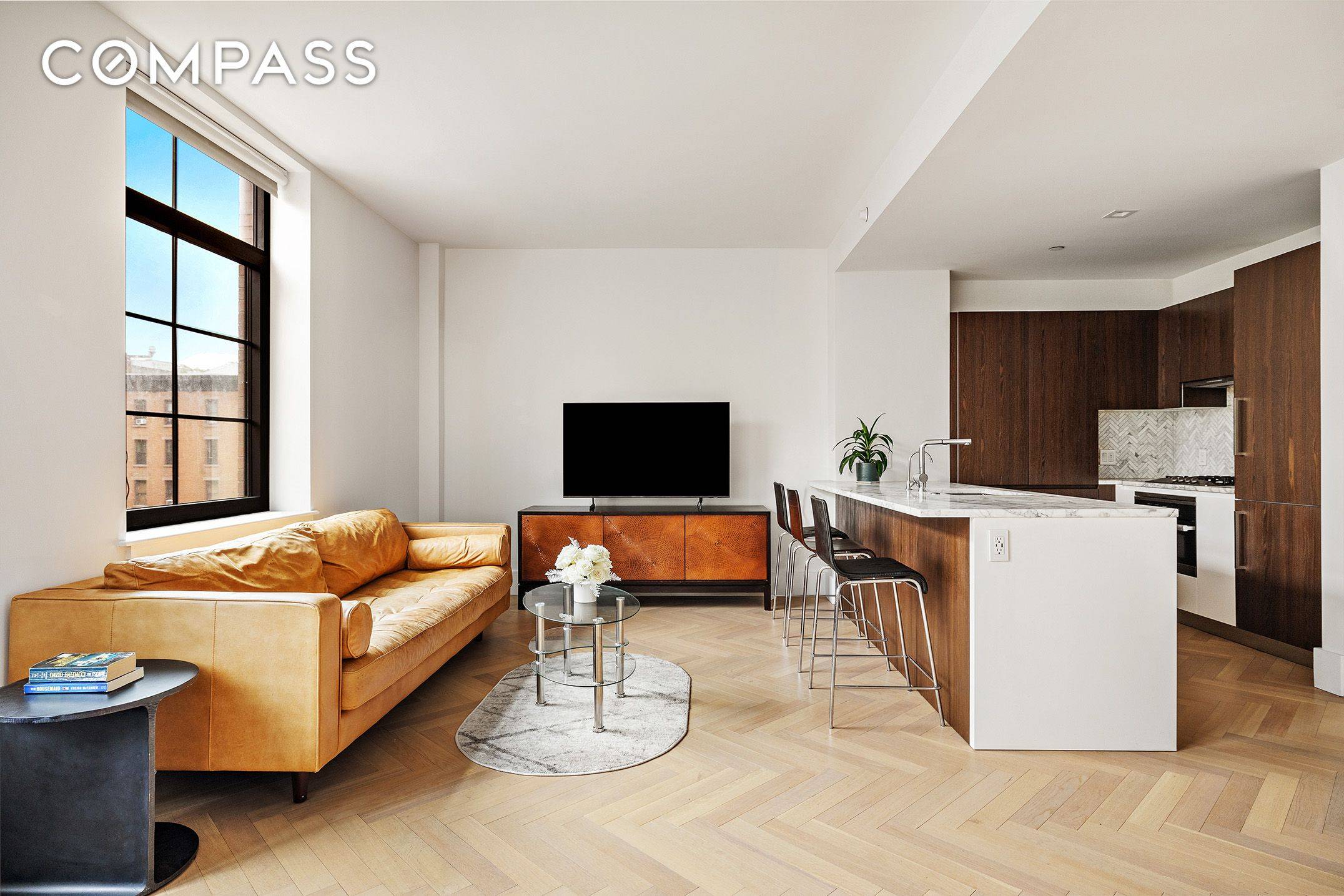 Chic East Village living awaits in this gorgeous one bedroom, one bathroom residence featuring sun kissed interiors and designer finishes in a contemporary full service condominium.