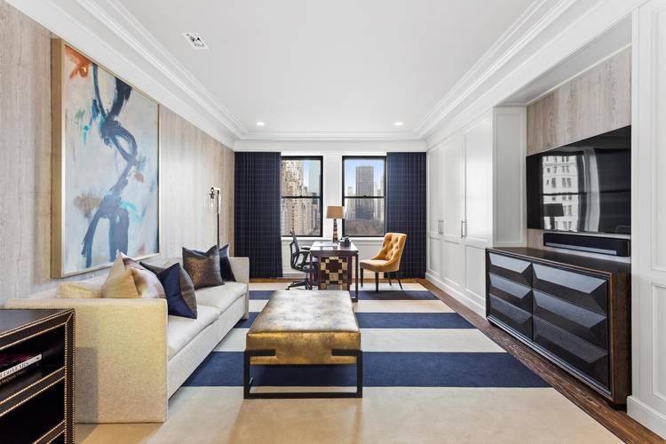 Spectacular 4 room 11th floor aerie in the legendary Sherry Netherland Hotel on Fifth Avenue boasting expansive vistas of the city skyline and Central Park.